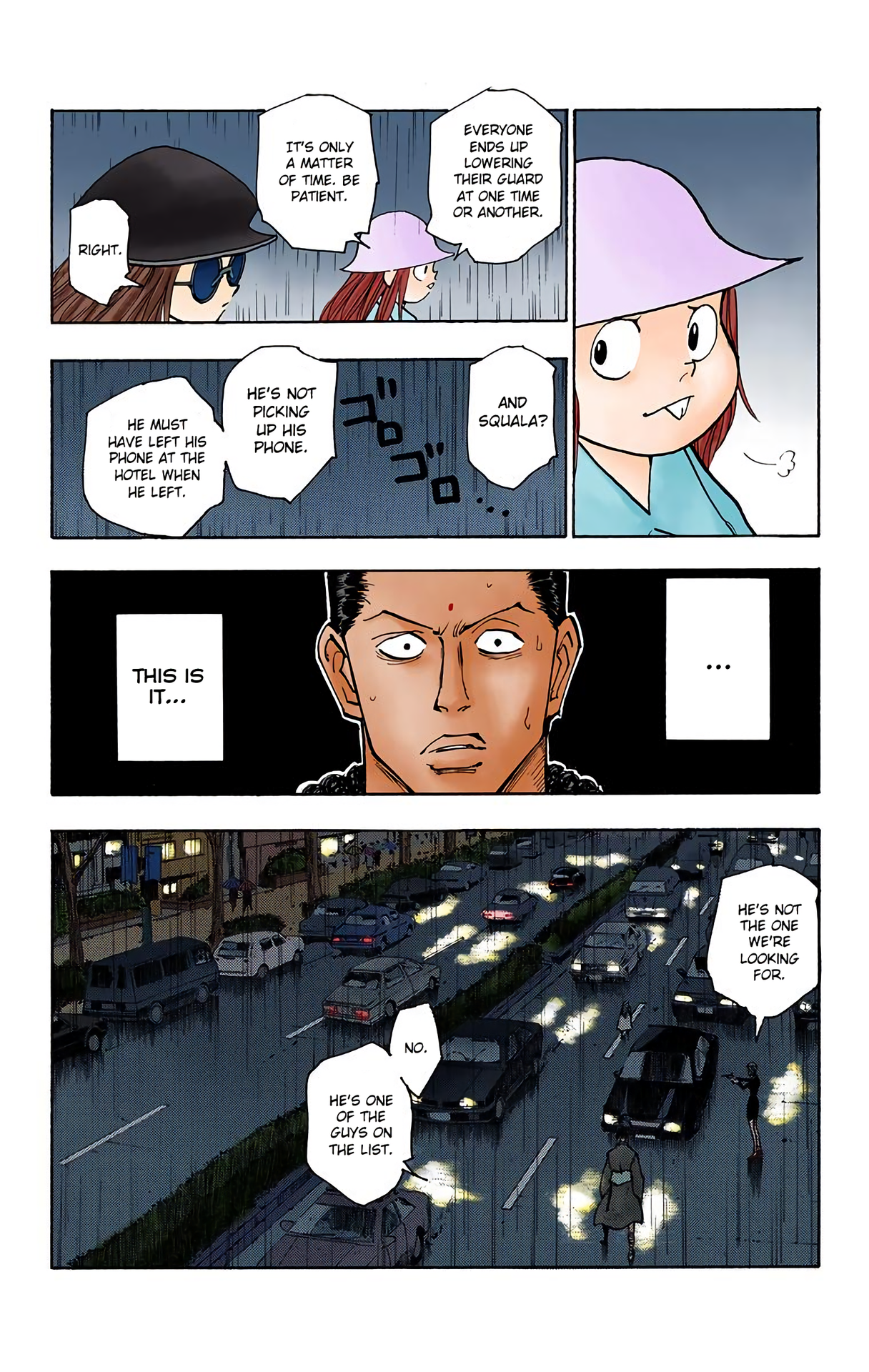 Halaman dari HUNTER x HUNTER (Official Colored) Chapter 111