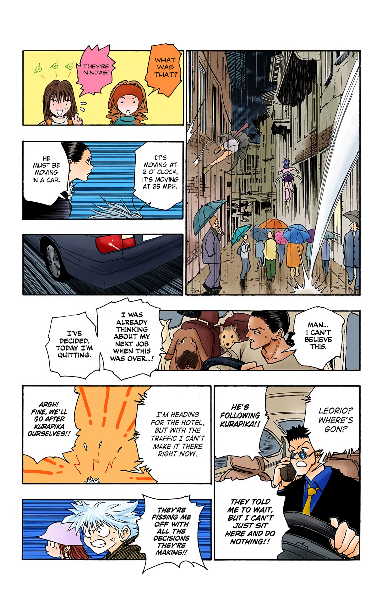 Halaman dari HUNTER x HUNTER (Official Colored) Chapter 111