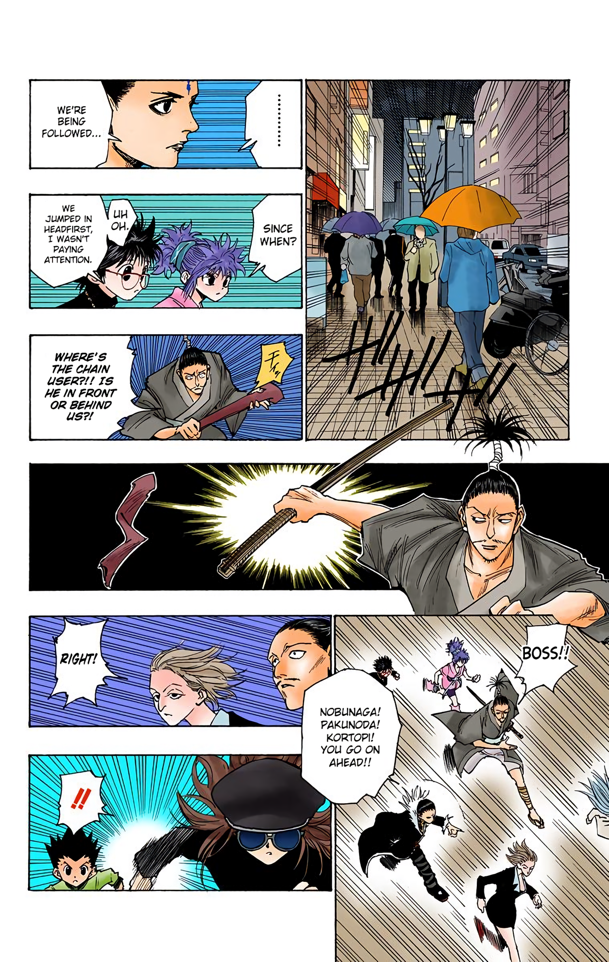 Halaman dari HUNTER x HUNTER (Official Colored) Chapter 111