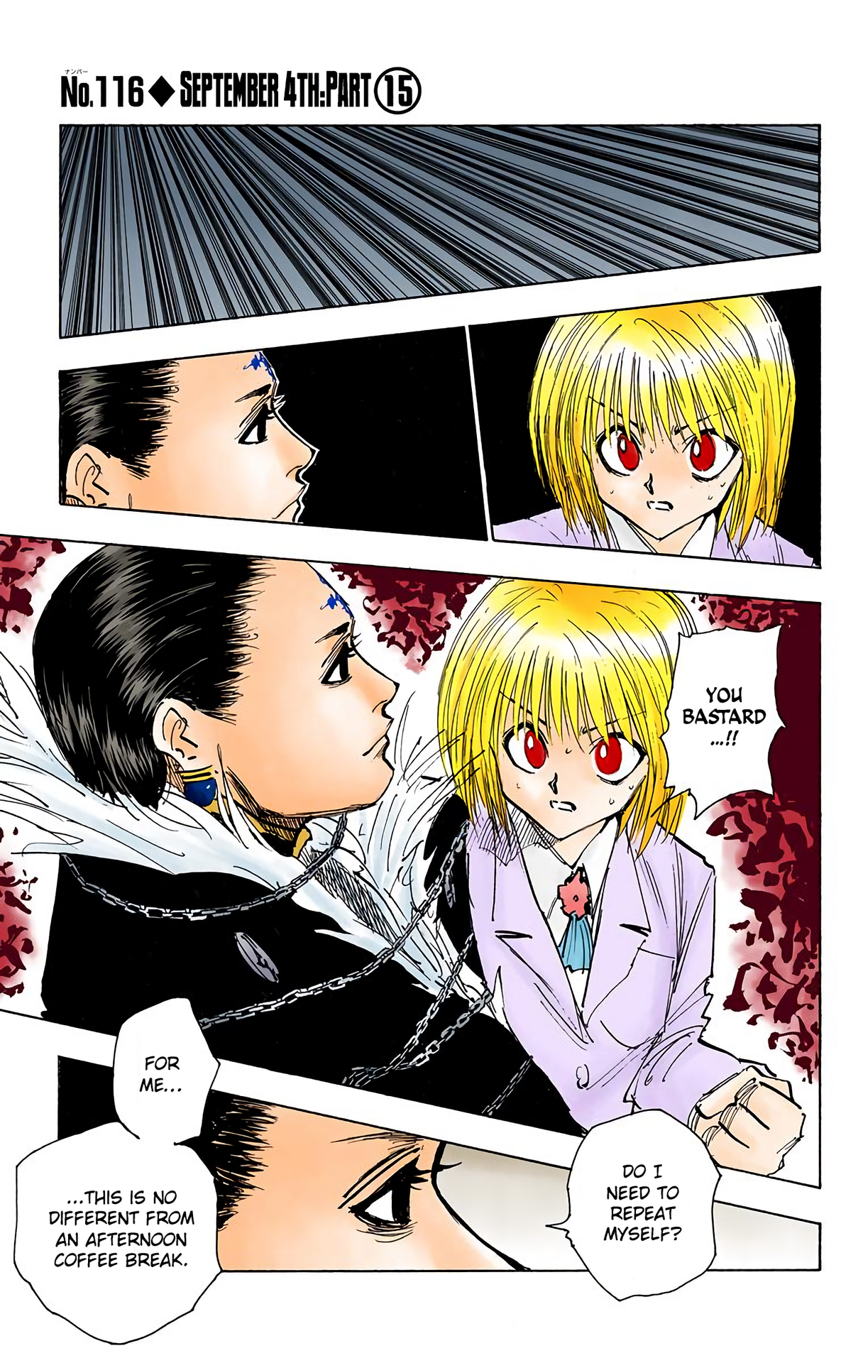 Halaman dari HUNTER x HUNTER (Official Colored) Chapter 116