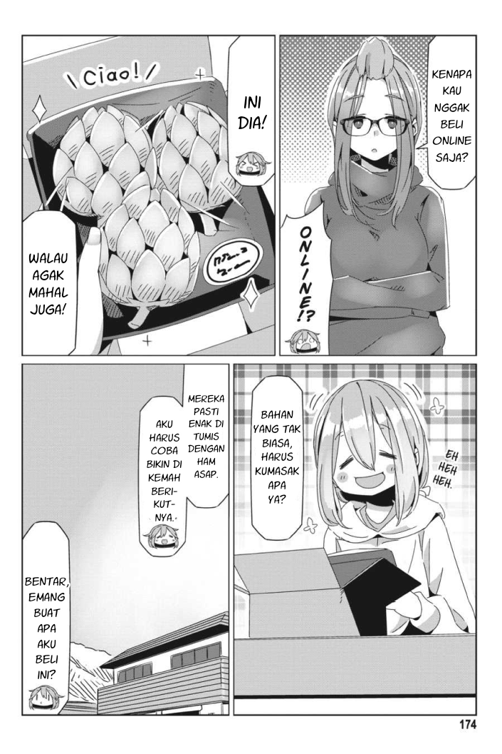 Yuru Camp△ Chapter 69.5 - halaman 16