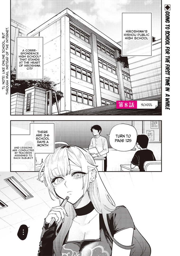 Halaman dari Namaiki na Gal Ane wo Wakaraseru Hanashi Chapter 8