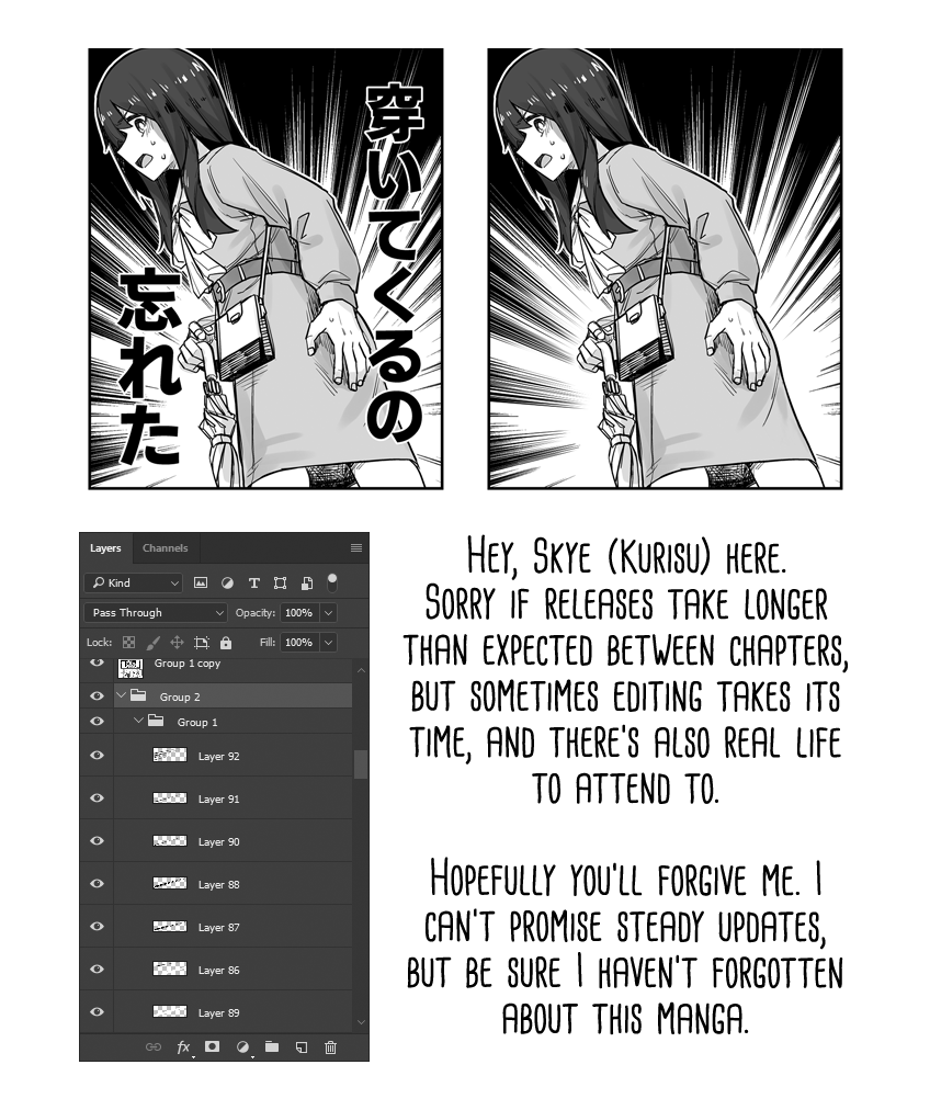 Halaman dari Ikemen Joshi to Josou Danshi Chapter 75