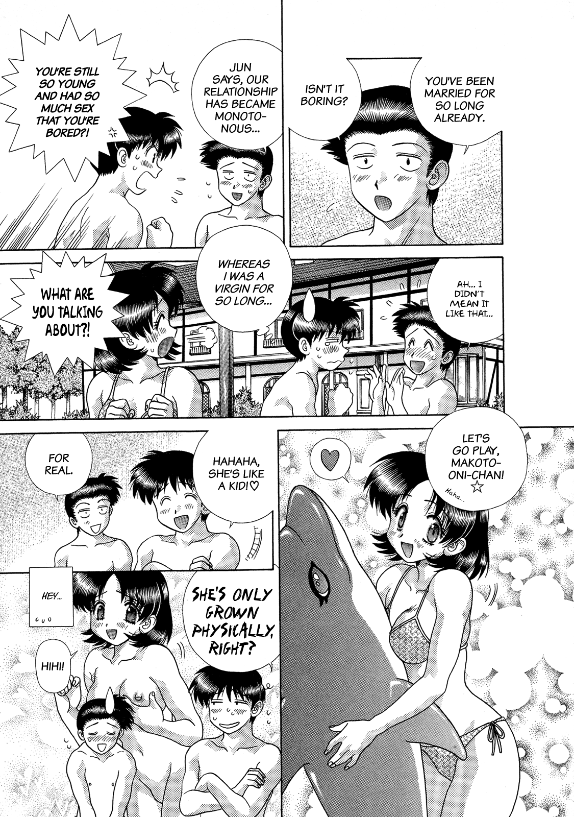 Halaman dari Futari Ecchi Chapter 218