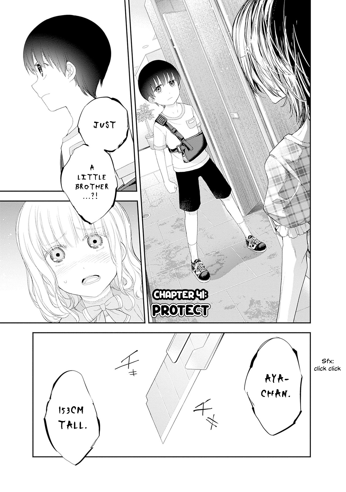 Halaman dari Shikisaki Shimai wa Abakaretai Chapter 41