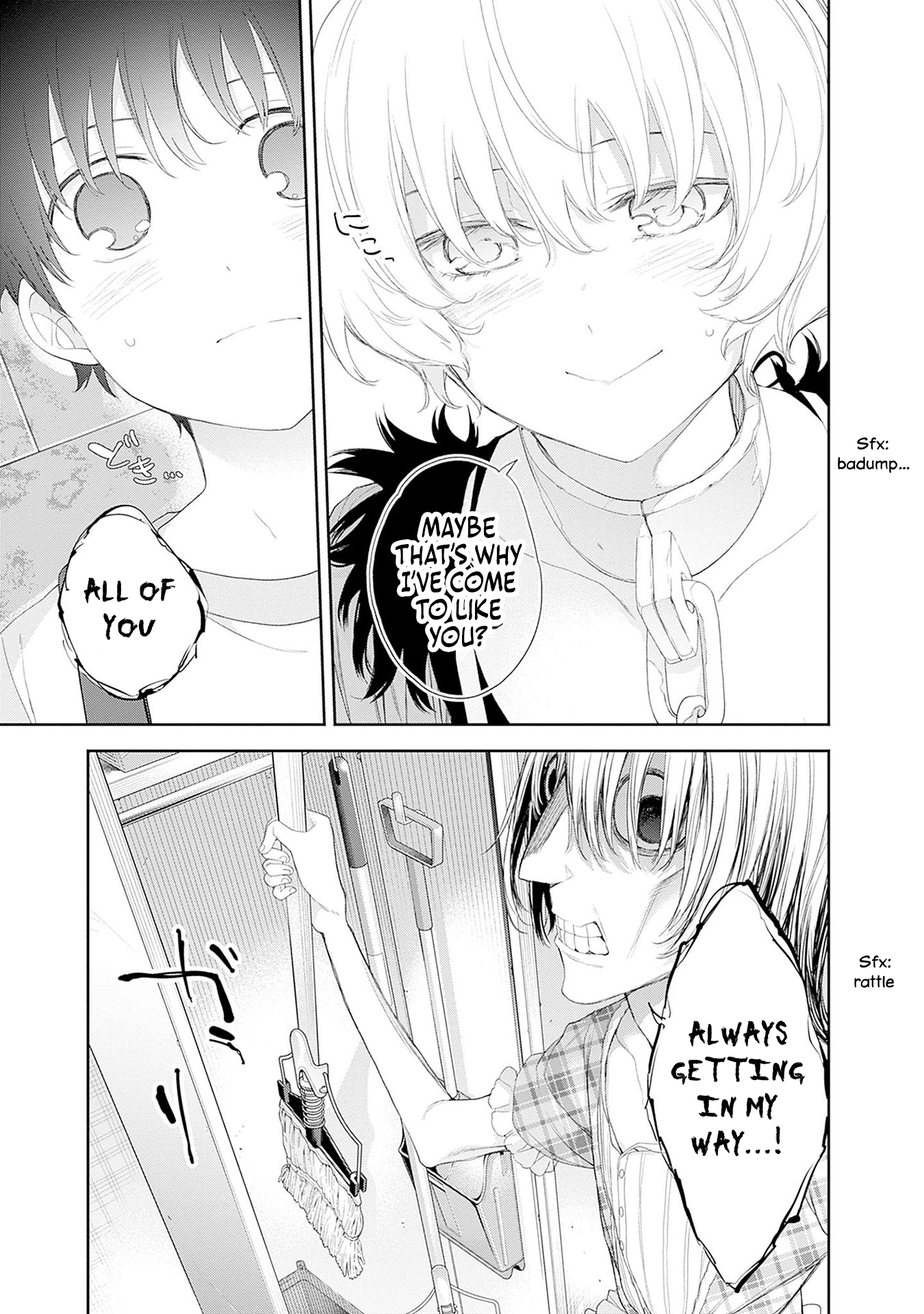 Halaman dari Shikisaki Shimai wa Abakaretai Chapter 41