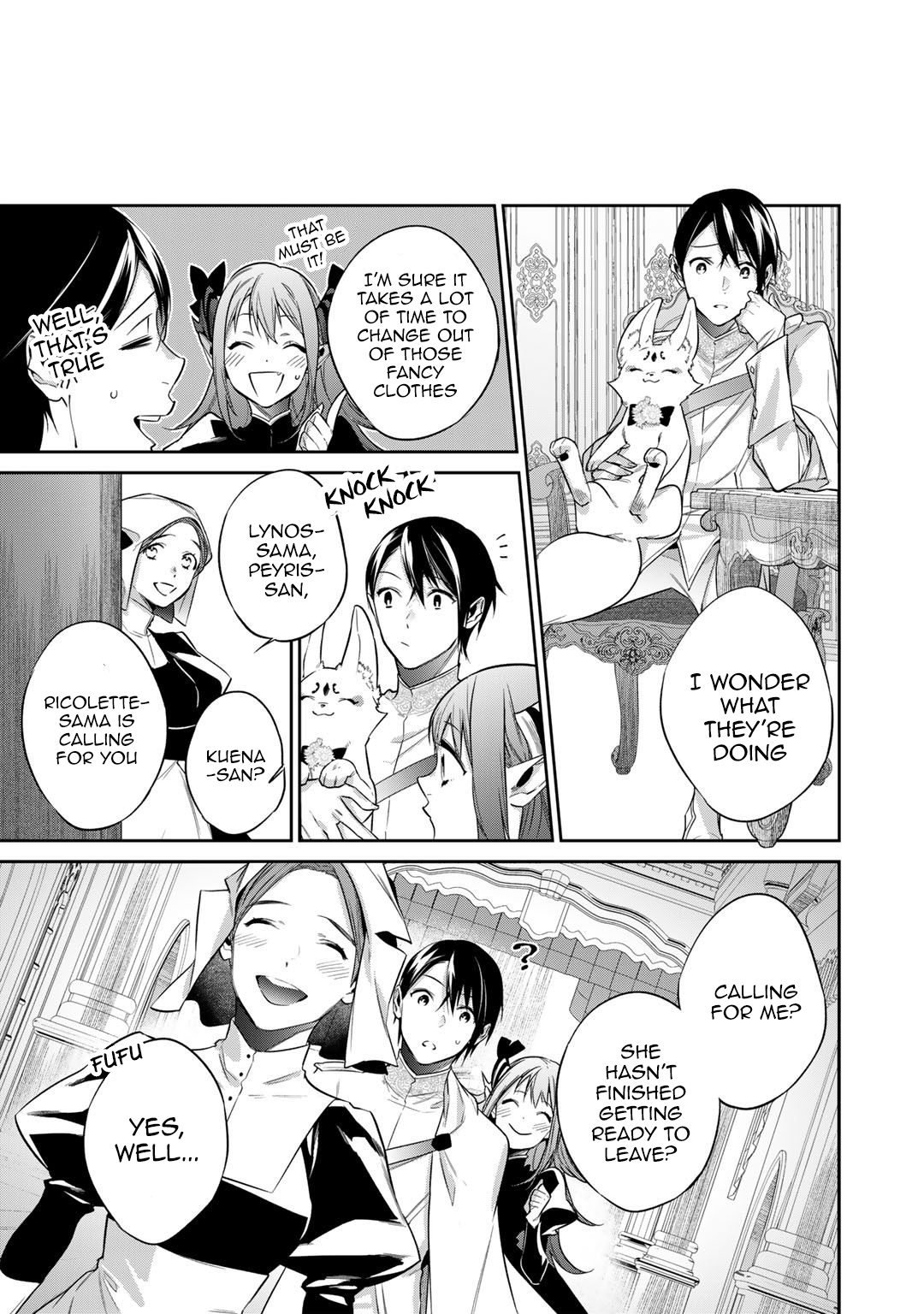 Halaman dari Kekkaishi e no Tensei Chapter 33.1