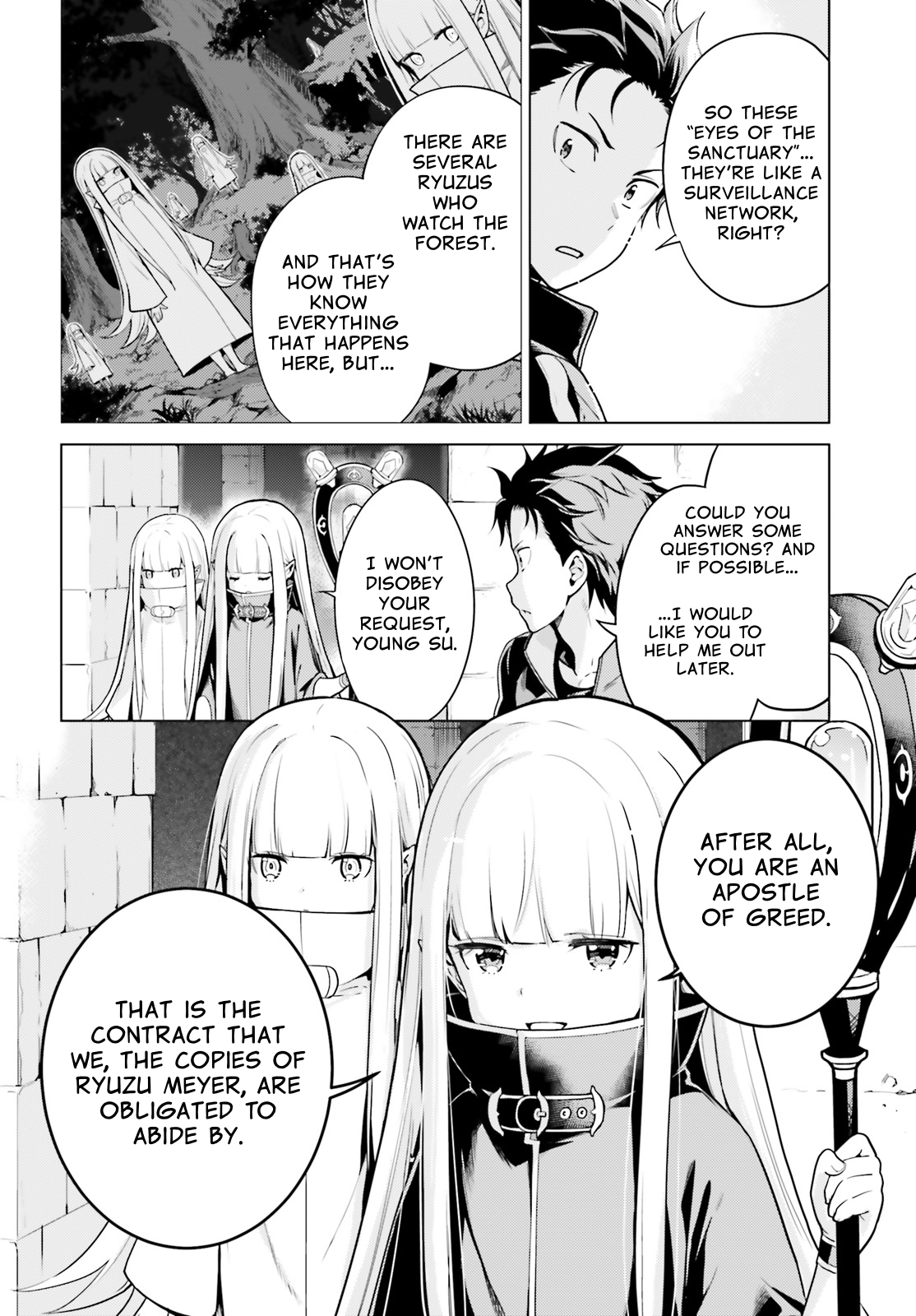 Halaman dari Re:Zero kara Hajimeru Isekai Seikatsu: Dai 4-shou—Seiiki to Gouyoku no Majo Chapter 26