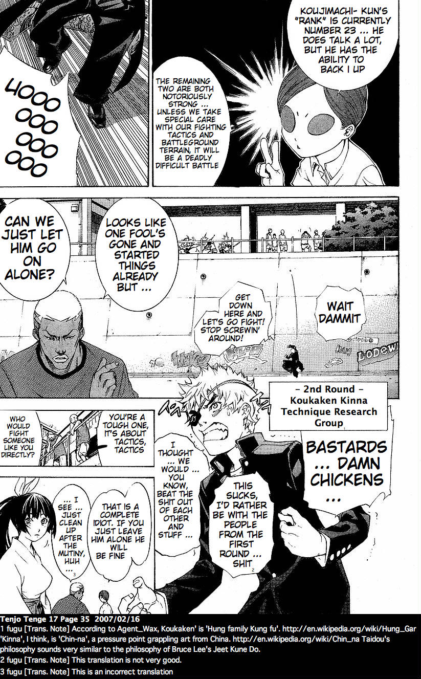 Halaman dari Tenjou Tenge Chapter 101