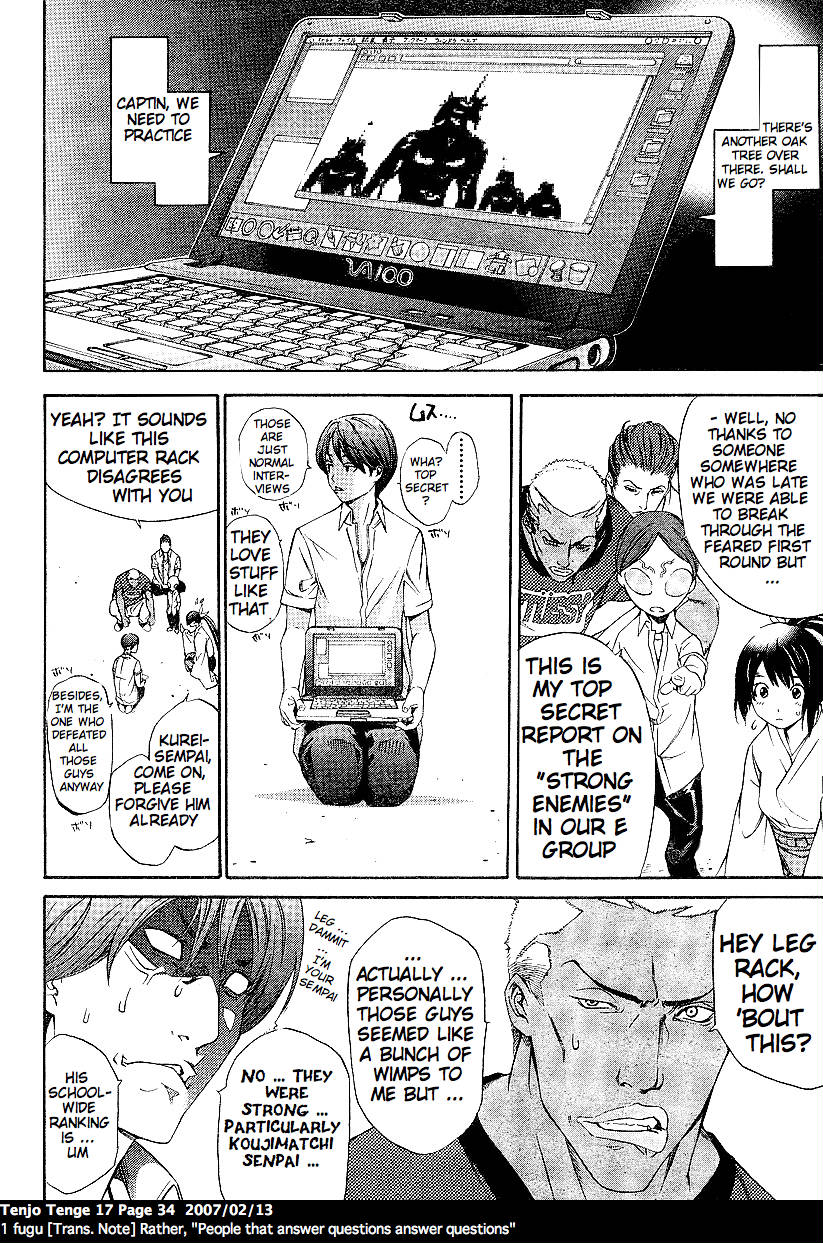 Halaman dari Tenjou Tenge Chapter 101