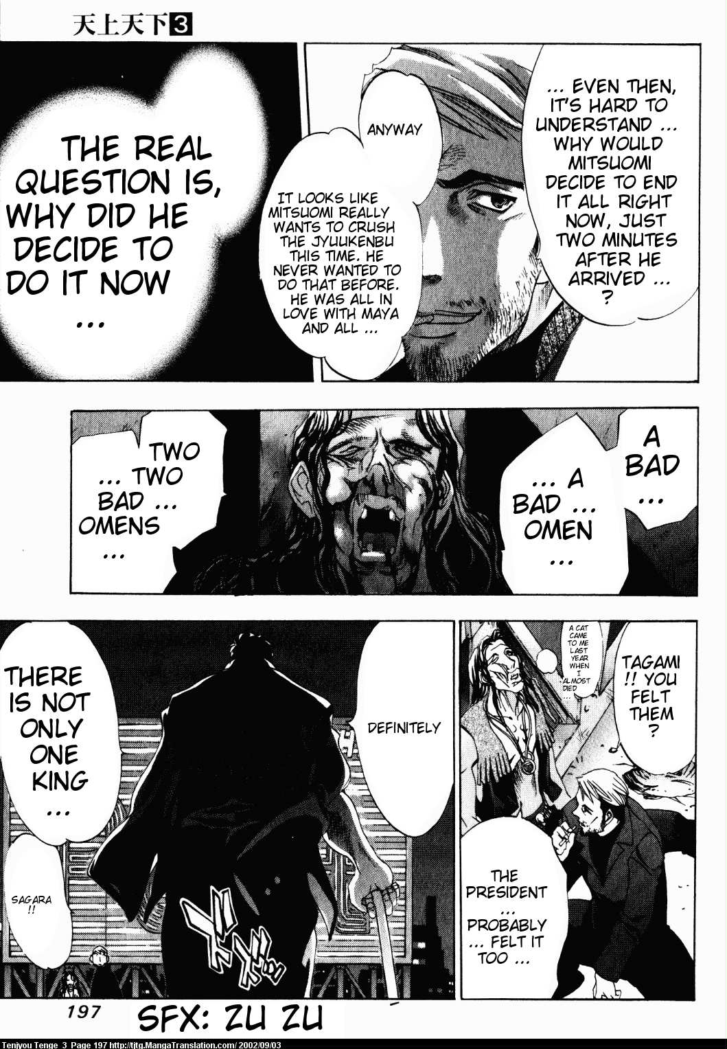 Halaman dari Tenjou Tenge Chapter 19