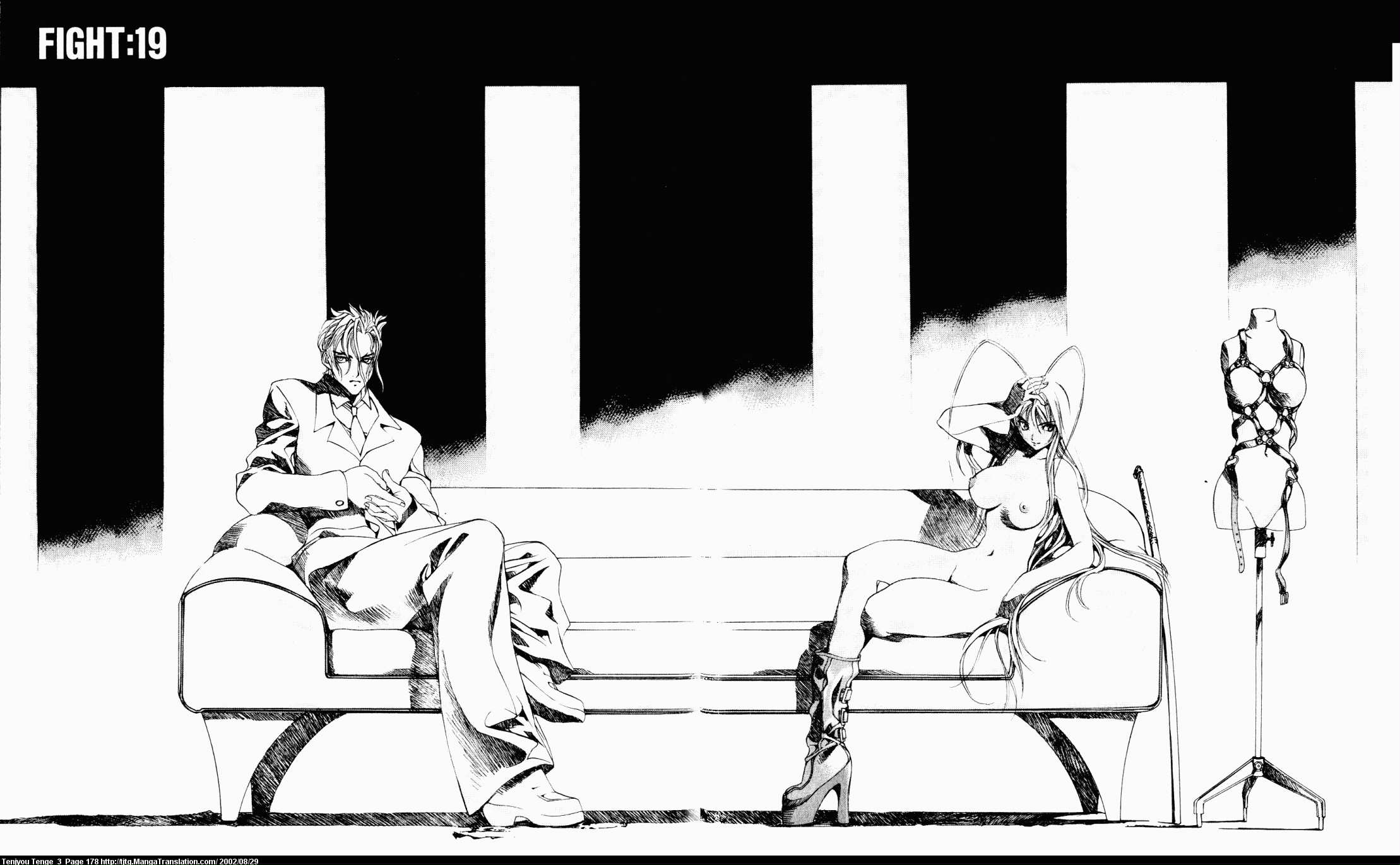 Halaman dari Tenjou Tenge Chapter 19