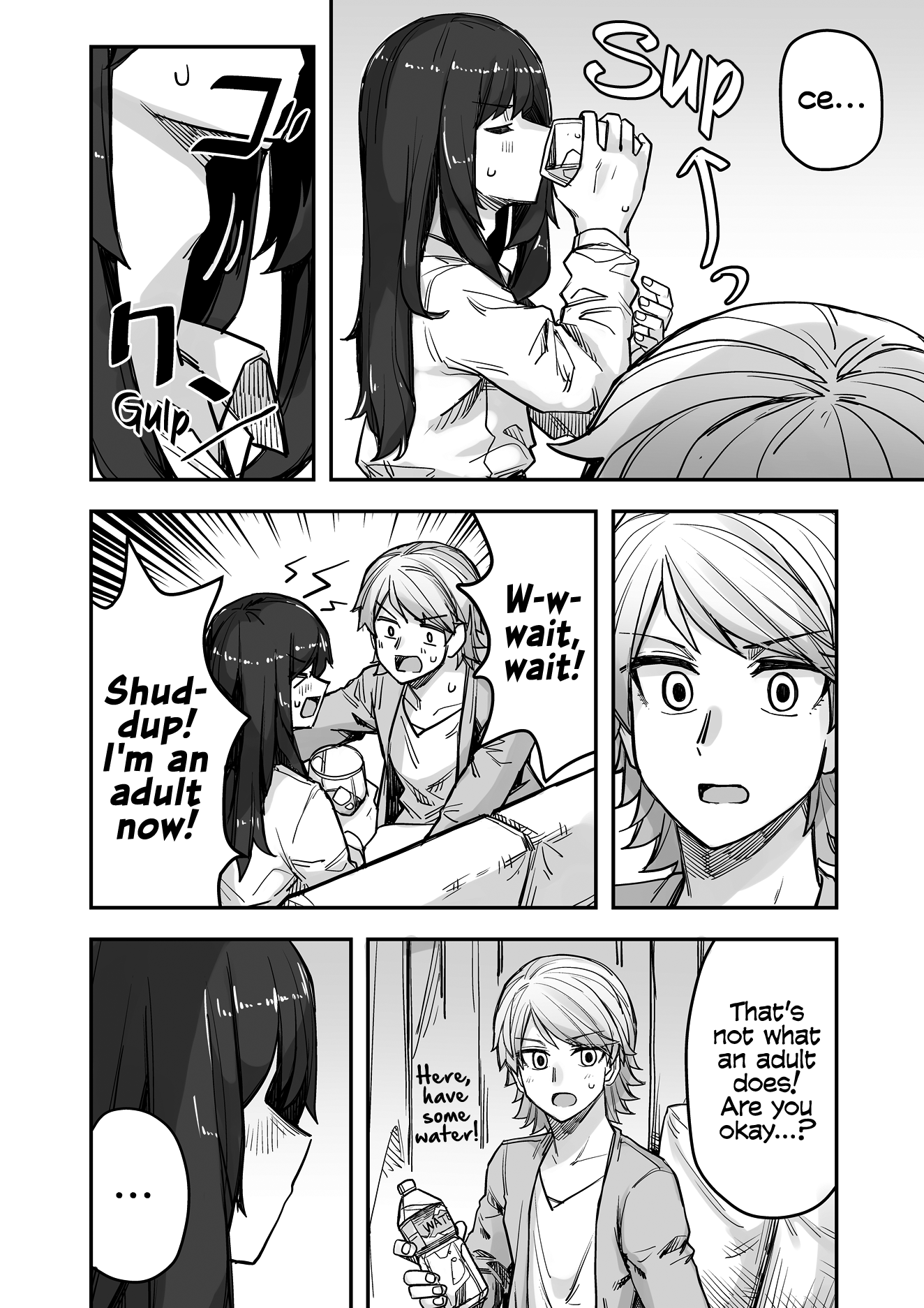 Halaman dari Ikemen Joshi to Josou Danshi Chapter 72