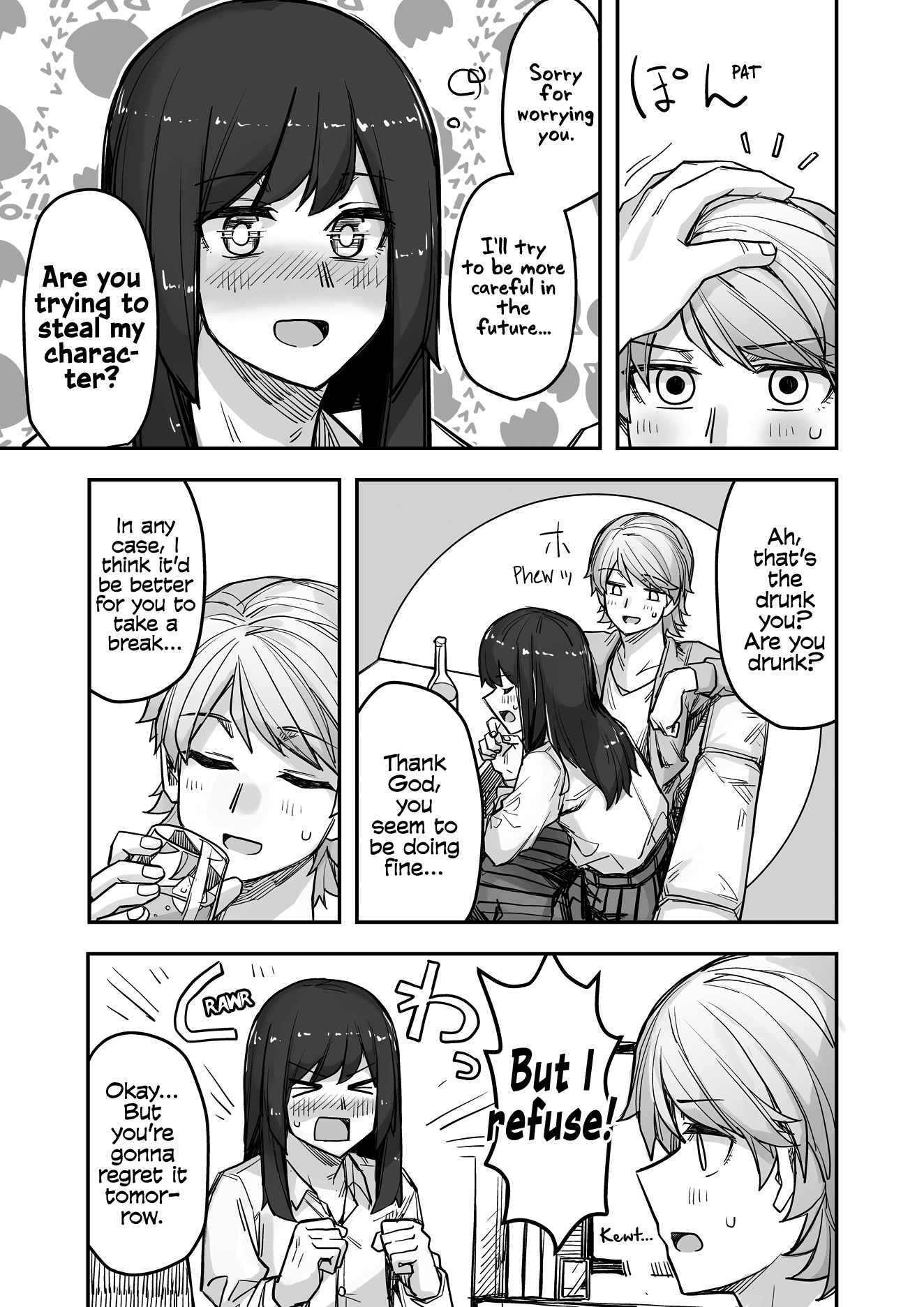 Halaman dari Ikemen Joshi to Josou Danshi Chapter 72