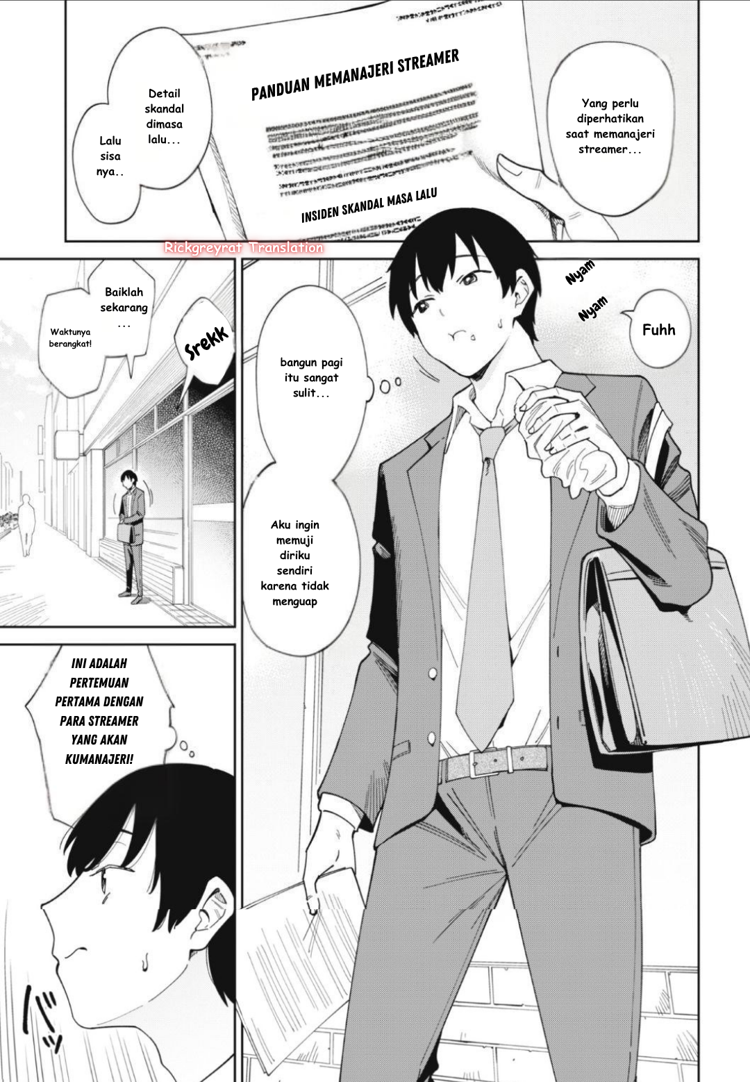Ninki Haishinsha-tachi no Manager ni Nattara, Zen'in Moto-kano datta Chapter 1 - halaman 6