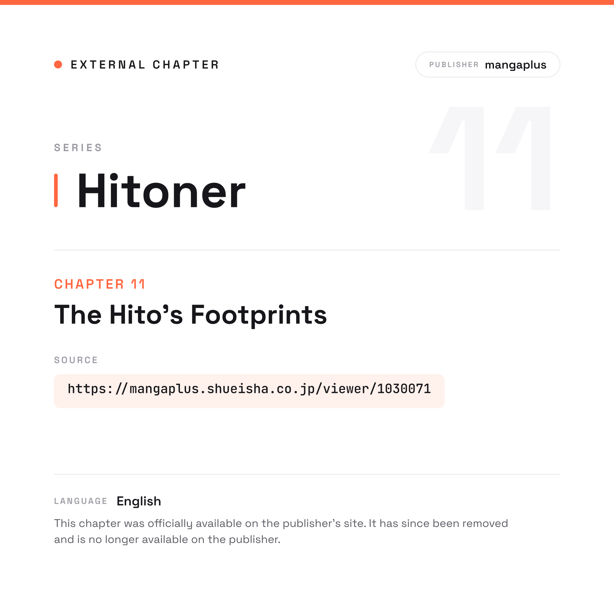 hitoner Chapter 11 Page 1