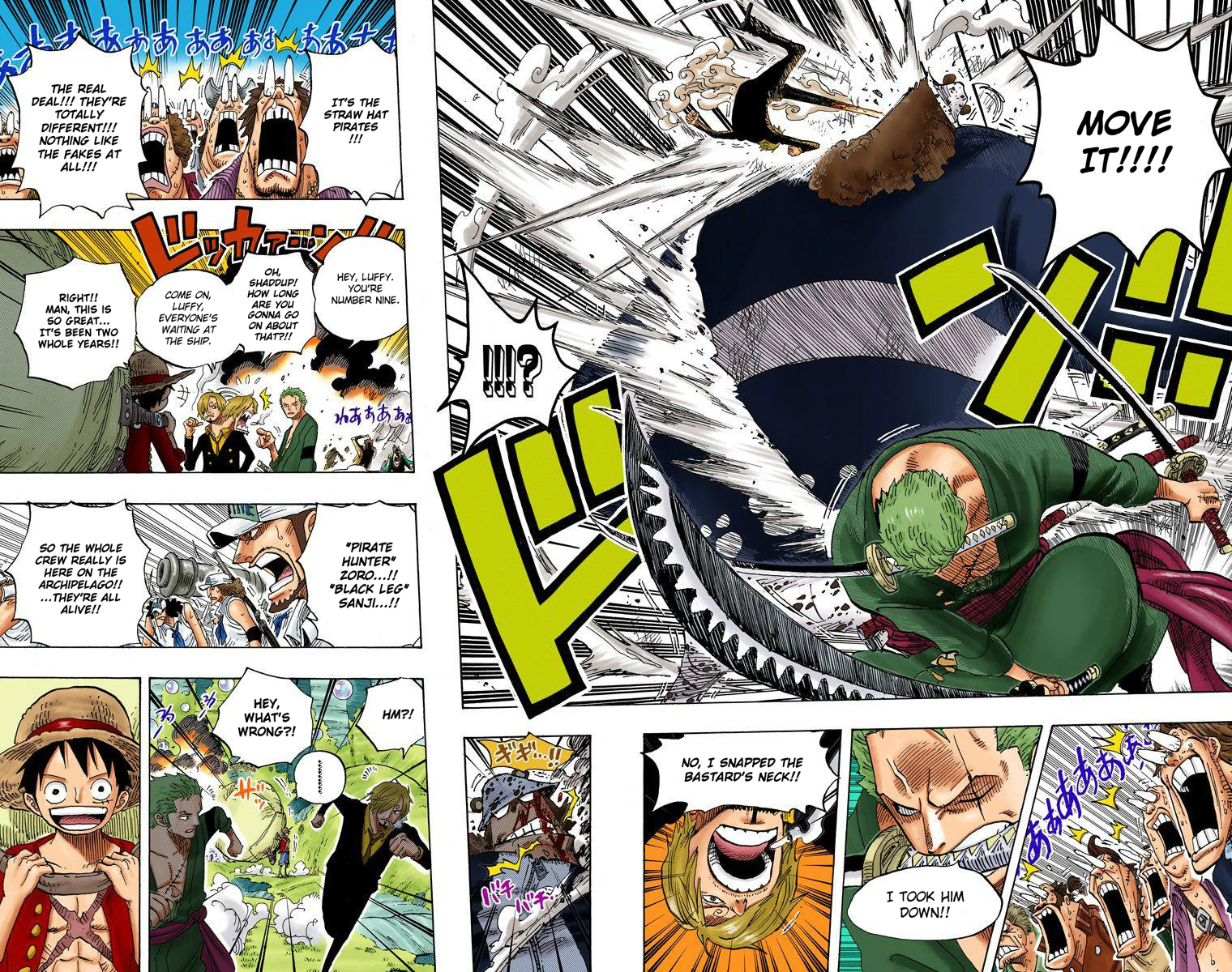 Halaman dari One Piece (Official Colored) Chapter 601