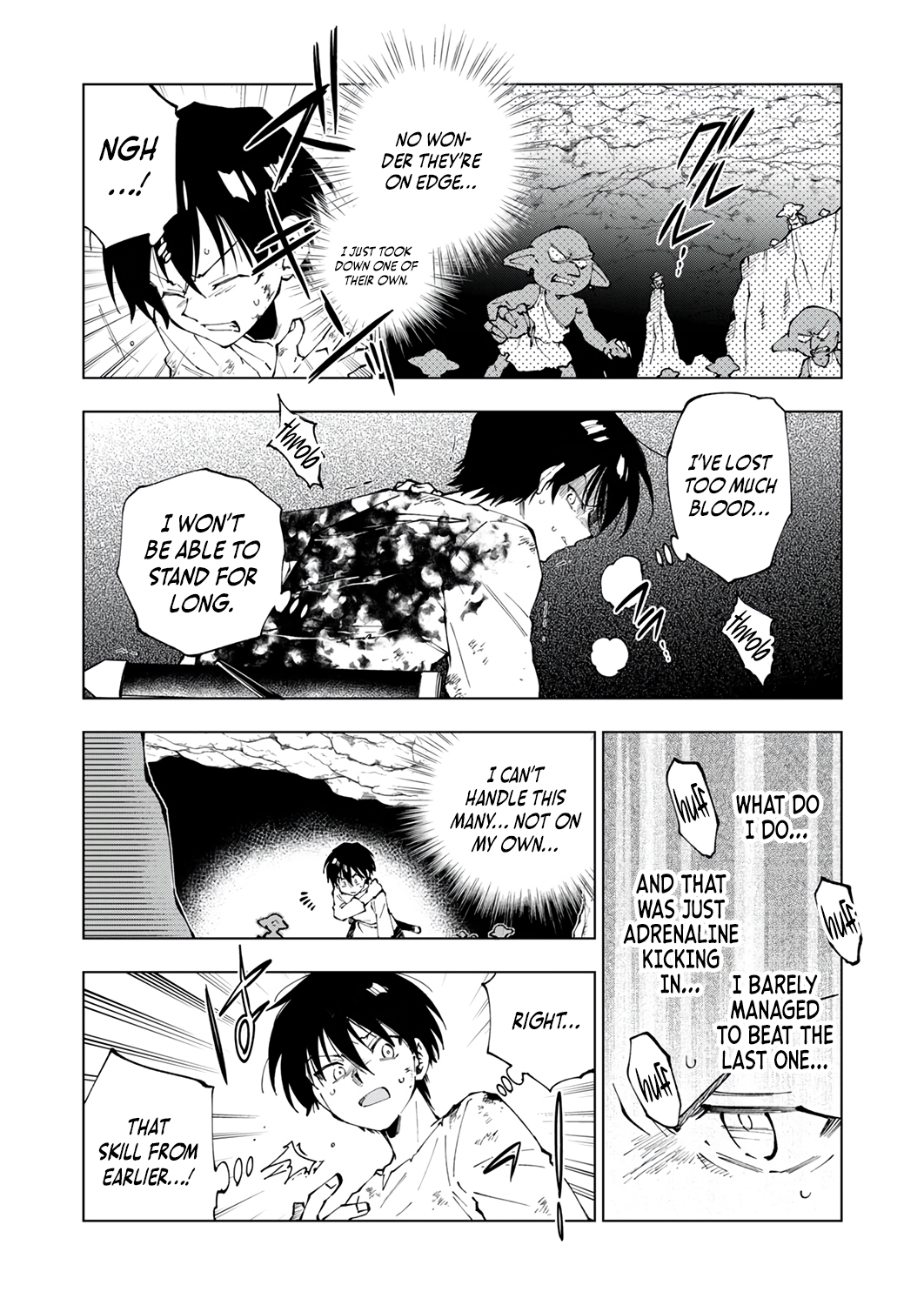 Halaman dari Gomi Sukiru [Suteru] ga [Shushasentaku] ni Kakusei Shitanode, Saikou Nando no Dai Meikyuu wo Kanzen Koryaku Suru ~Munouda to Pati wo Tsuihosareta Shounen ga Saikyou ni Itaru Made~ Chapter 1