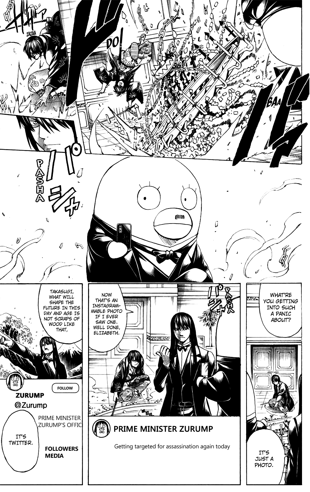 Halaman dari Gintama Chapter 689