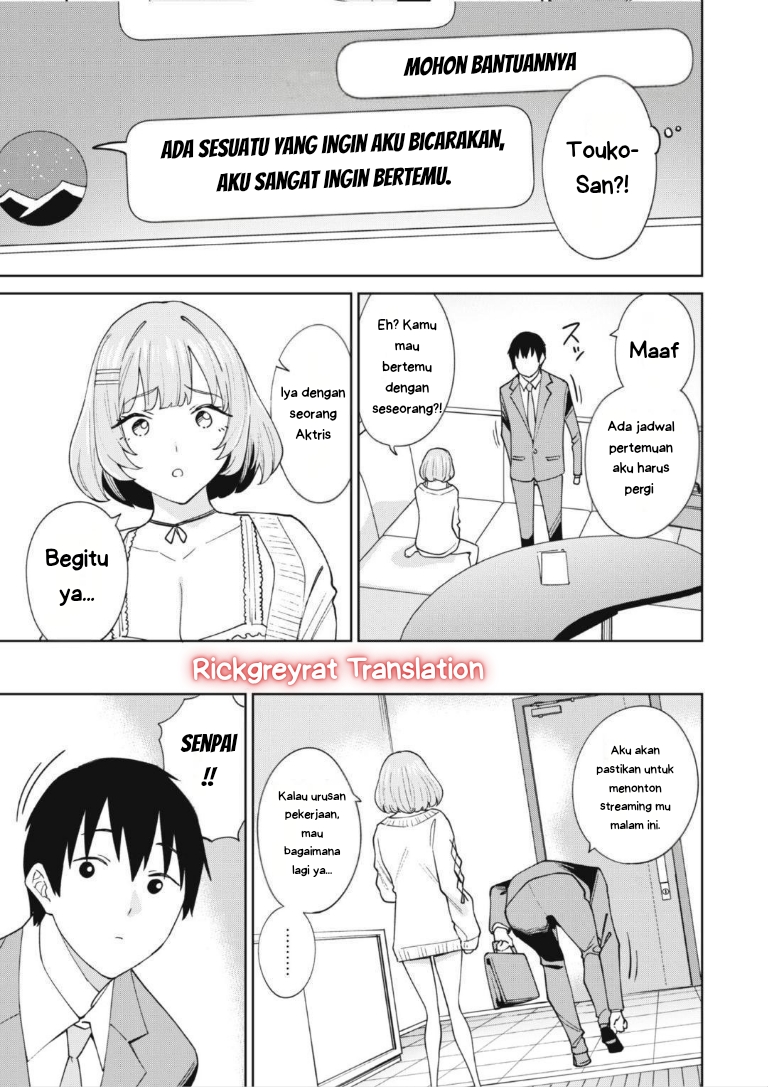 Ninki Haishinsha-tachi no Manager ni Nattara, Zen'in Moto-kano datta Chapter 4.1 - halaman 6
