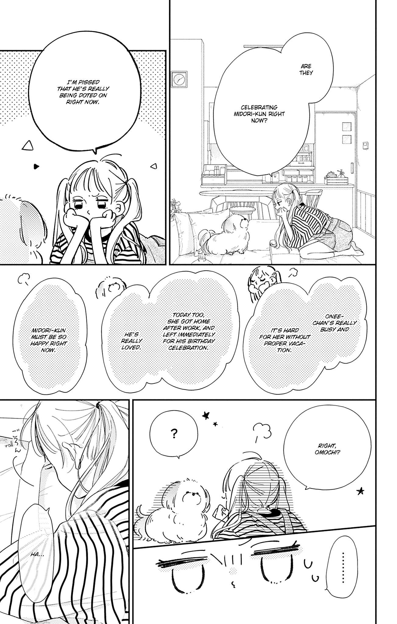 Halaman dari Onee-chan no Midori-kun Chapter 15