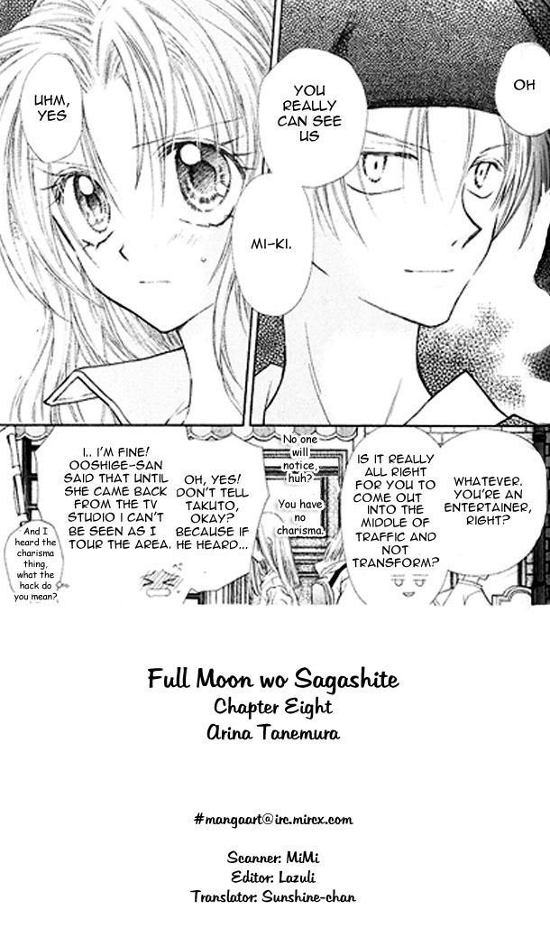 Halaman dari Full Moon o Sagashite Chapter 8