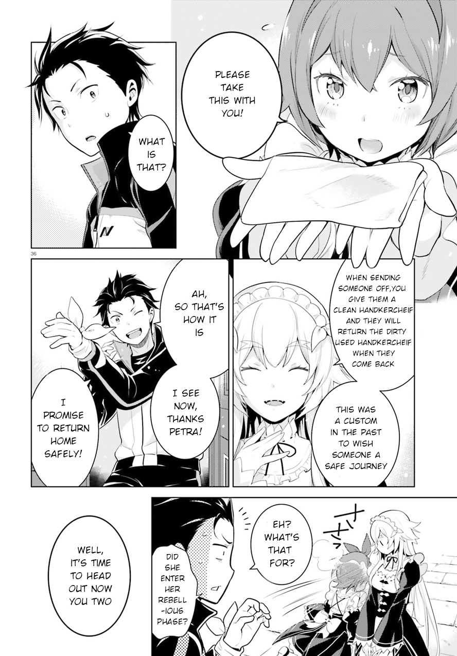 Halaman dari Re:Zero kara Hajimeru Isekai Seikatsu: Dai 4-shou—Seiiki to Gouyoku no Majo Chapter 2