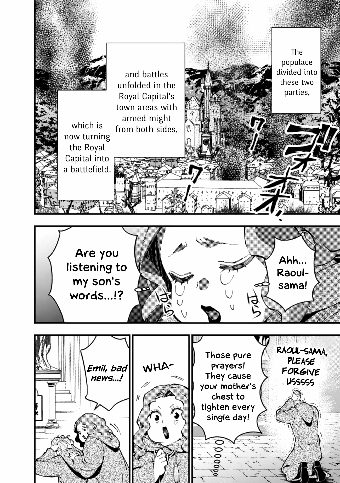 Halaman dari Fukushuu o Koinegau Saikyou Yuusha wa, Yami no Chikara de Senmetsu Musou Suru Chapter 86
