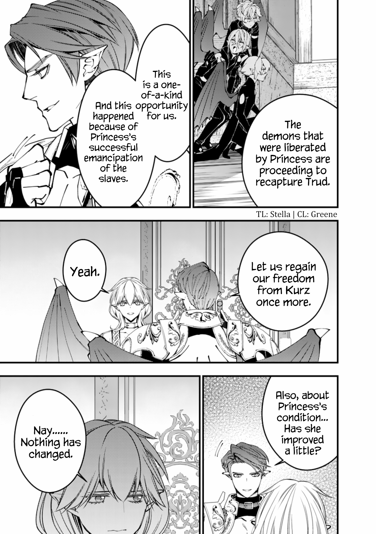 Halaman dari Fukushuu o Koinegau Saikyou Yuusha wa, Yami no Chikara de Senmetsu Musou Suru Chapter 86