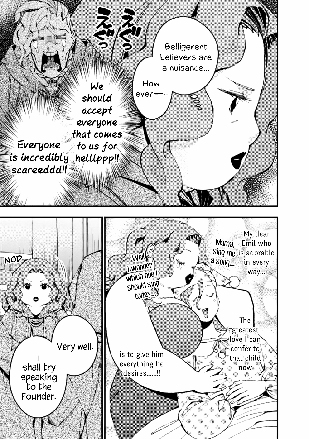 Halaman dari Fukushuu o Koinegau Saikyou Yuusha wa, Yami no Chikara de Senmetsu Musou Suru Chapter 86