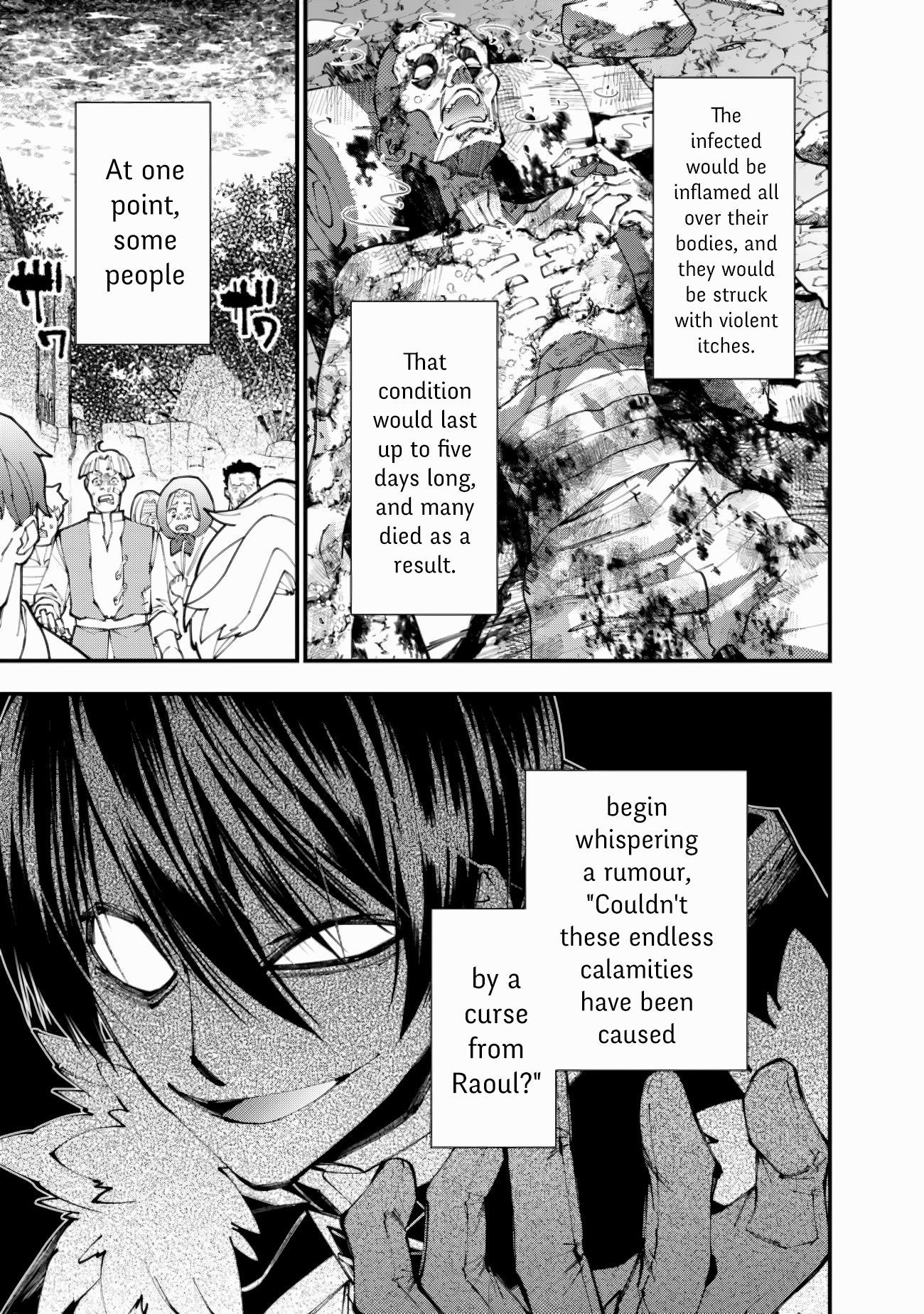 Halaman dari Fukushuu o Koinegau Saikyou Yuusha wa, Yami no Chikara de Senmetsu Musou Suru Chapter 86