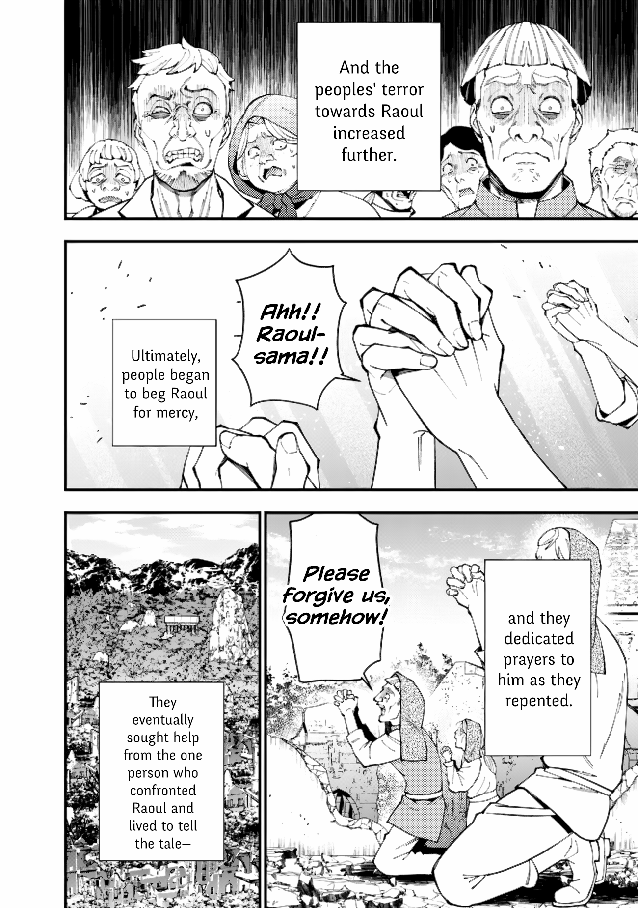 Halaman dari Fukushuu o Koinegau Saikyou Yuusha wa, Yami no Chikara de Senmetsu Musou Suru Chapter 86