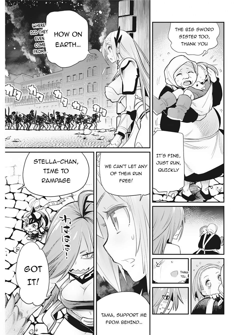 Halaman dari S-Rank Monster no "Behemoth" Dakedo, Neko to Machigawarete Elf Musume no Pet to Shite Kurashitemasu Chapter 34