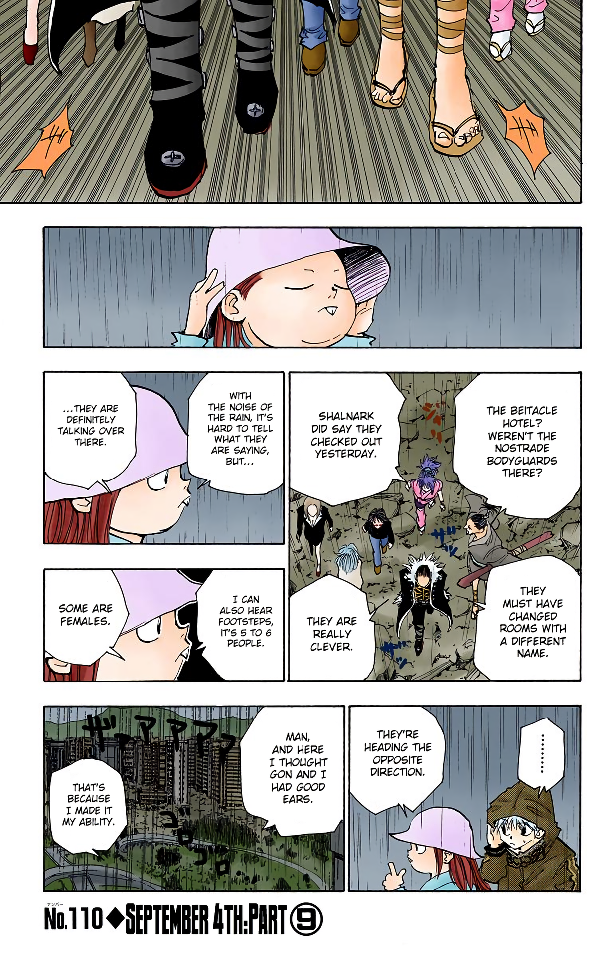 Halaman dari HUNTER x HUNTER (Official Colored) Chapter 110