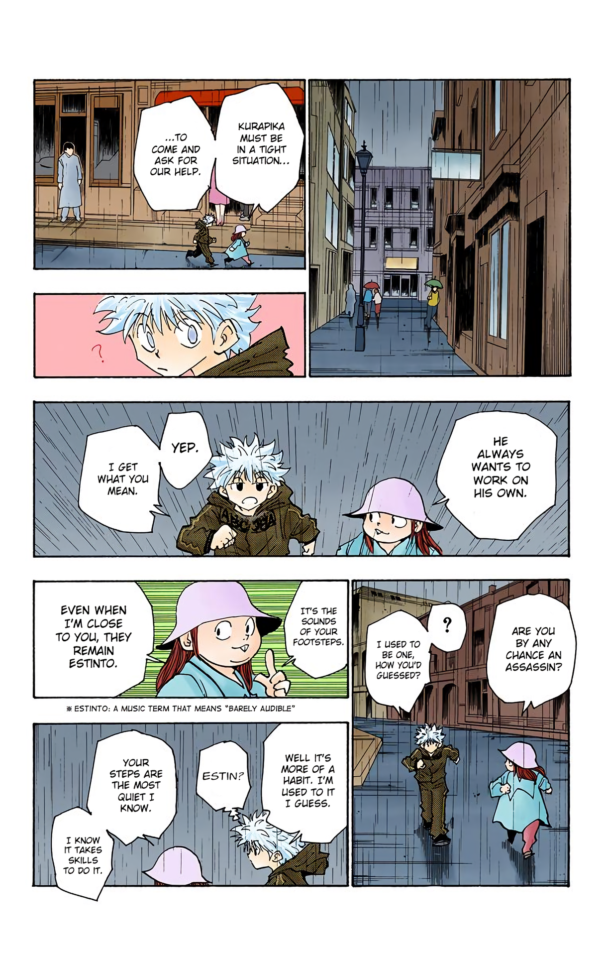 Halaman dari HUNTER x HUNTER (Official Colored) Chapter 110