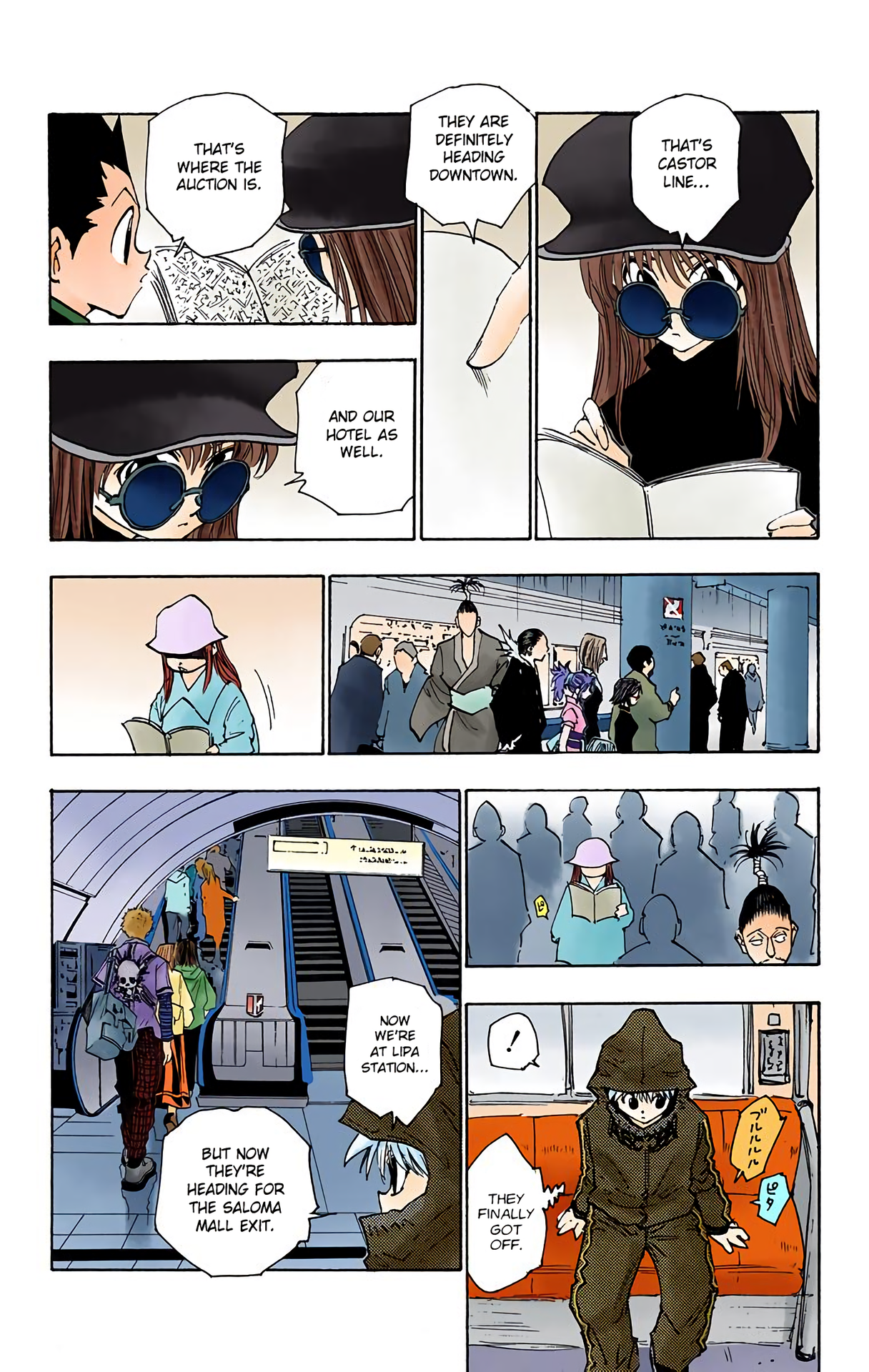 Halaman dari HUNTER x HUNTER (Official Colored) Chapter 110