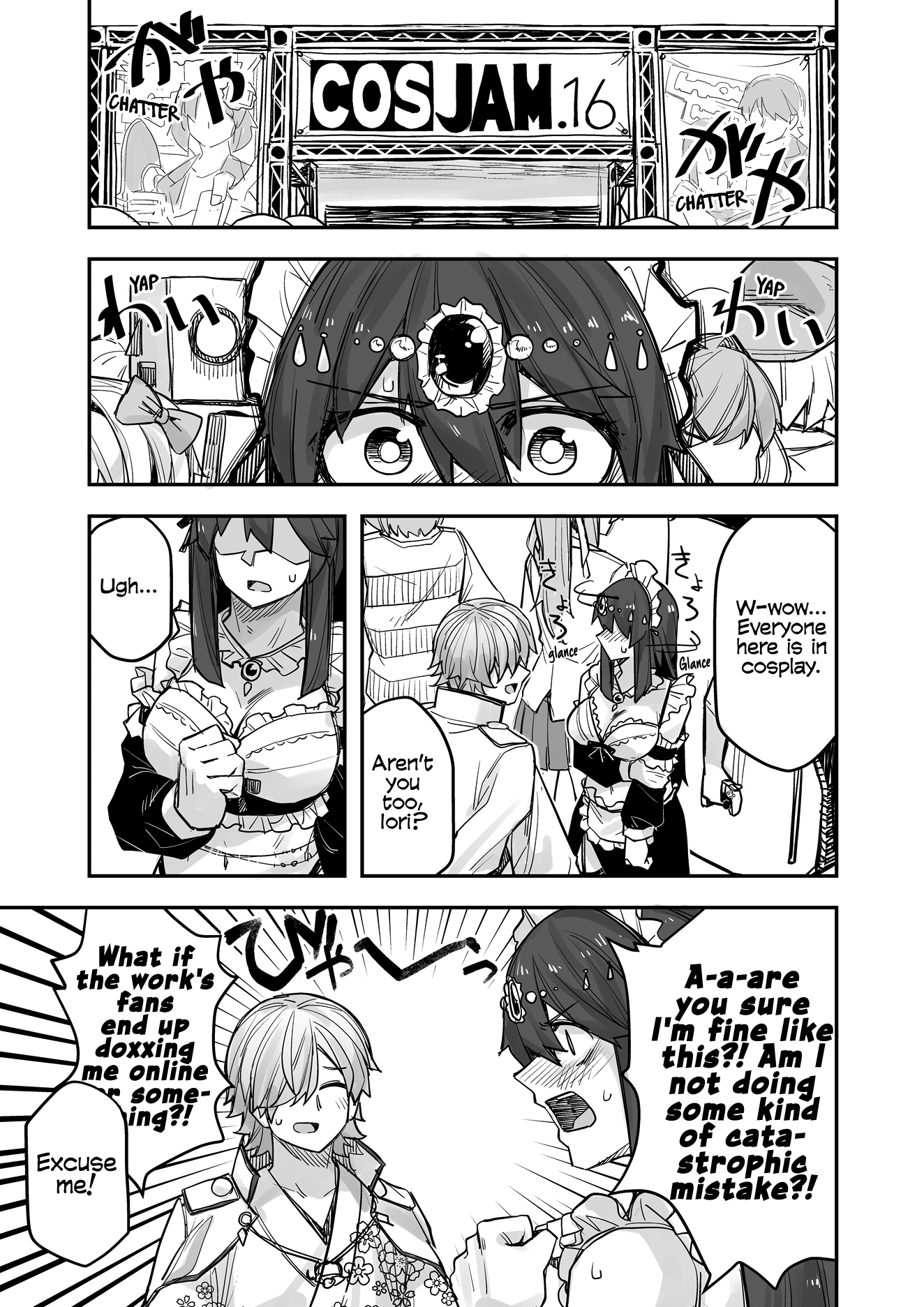 Halaman dari Ikemen Joshi to Josou Danshi Chapter 91