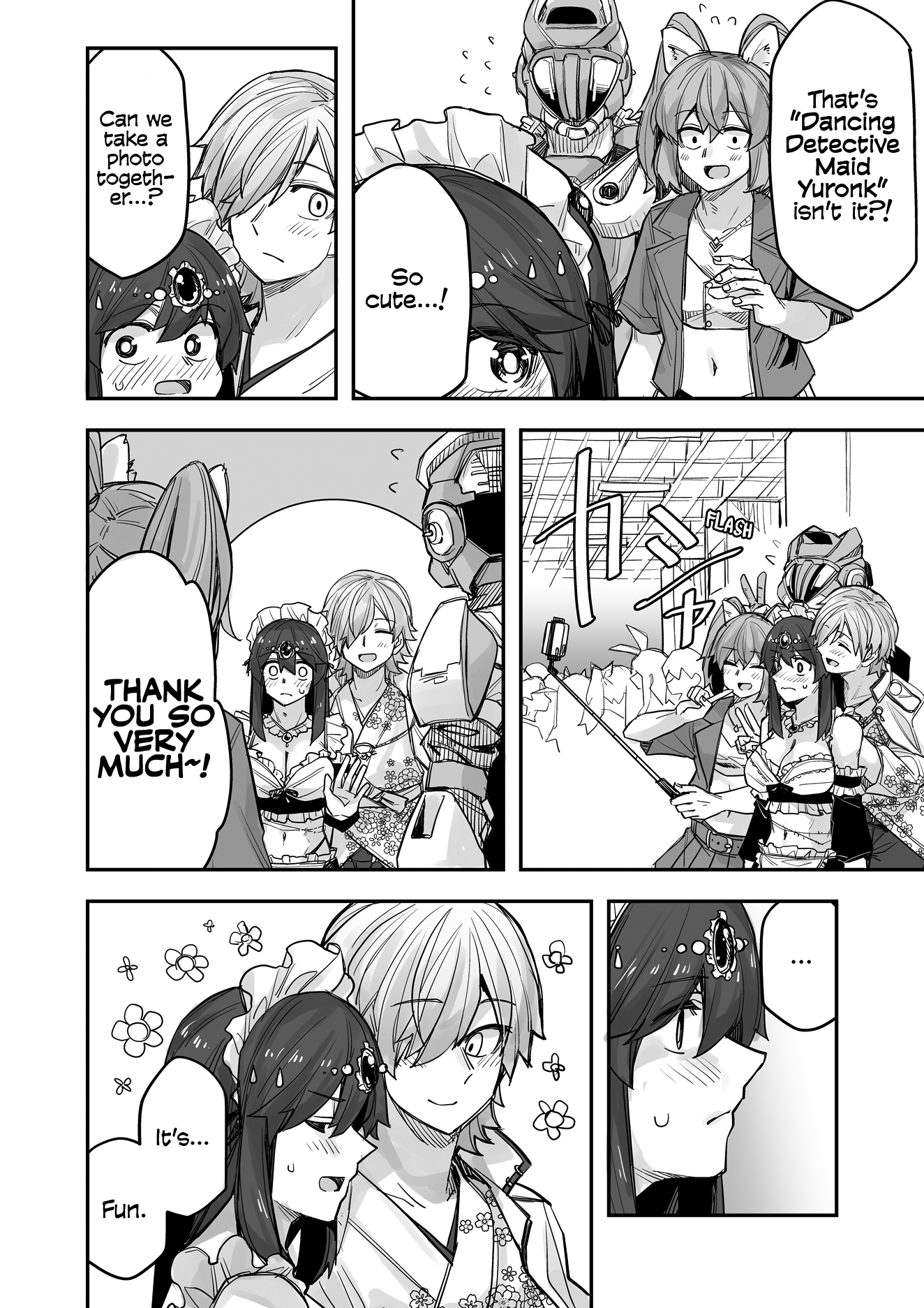 Halaman dari Ikemen Joshi to Josou Danshi Chapter 91
