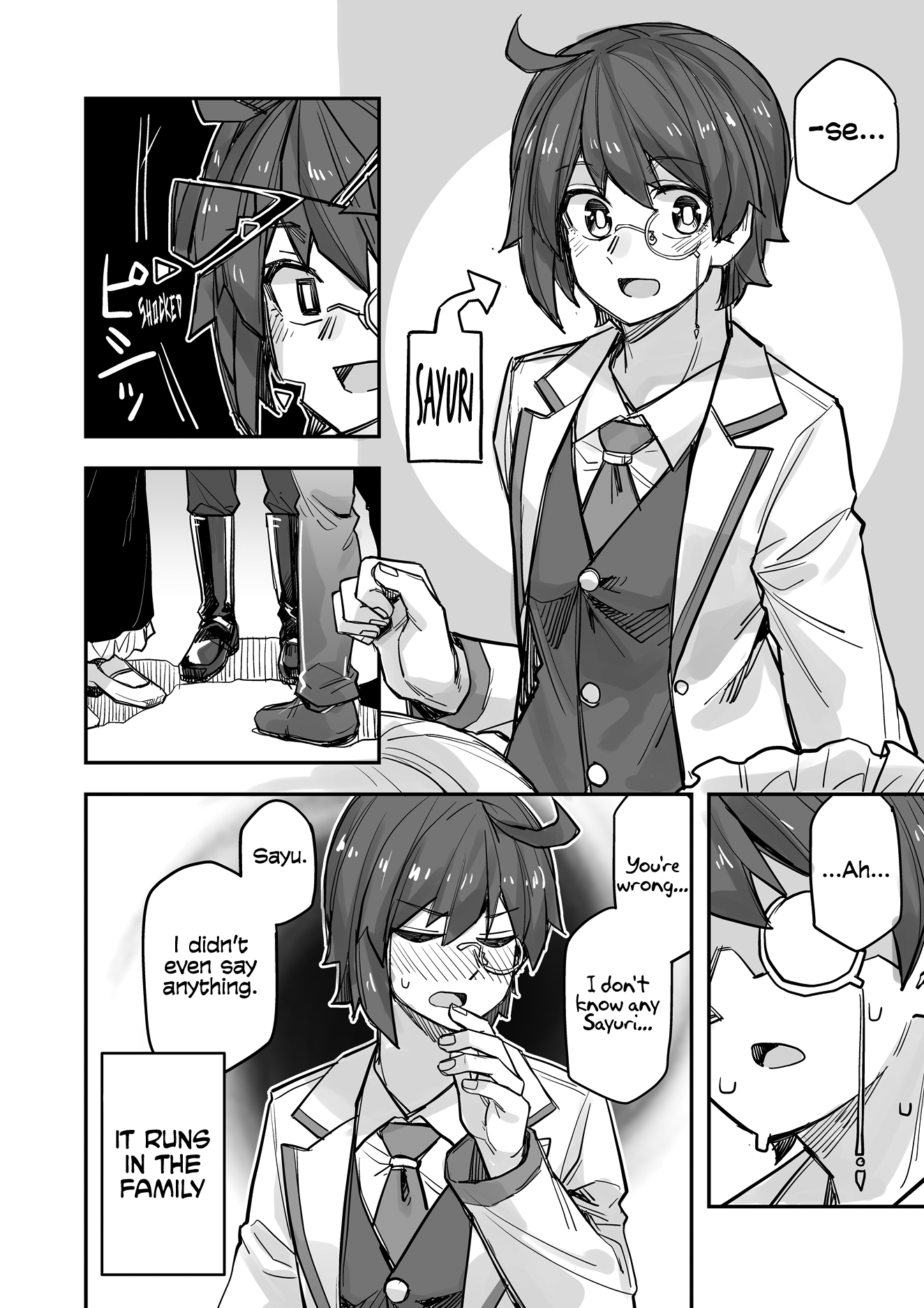 Halaman dari Ikemen Joshi to Josou Danshi Chapter 91