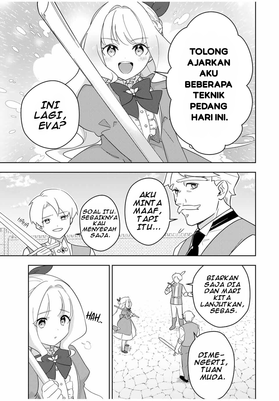 Koujo Tensei: Densetsu no Daimadoushi (♂), Himekishi to Narite Densetsu no Reijou Kishidan wo Tsukuri Musou suru Chapter 1 - halaman 36