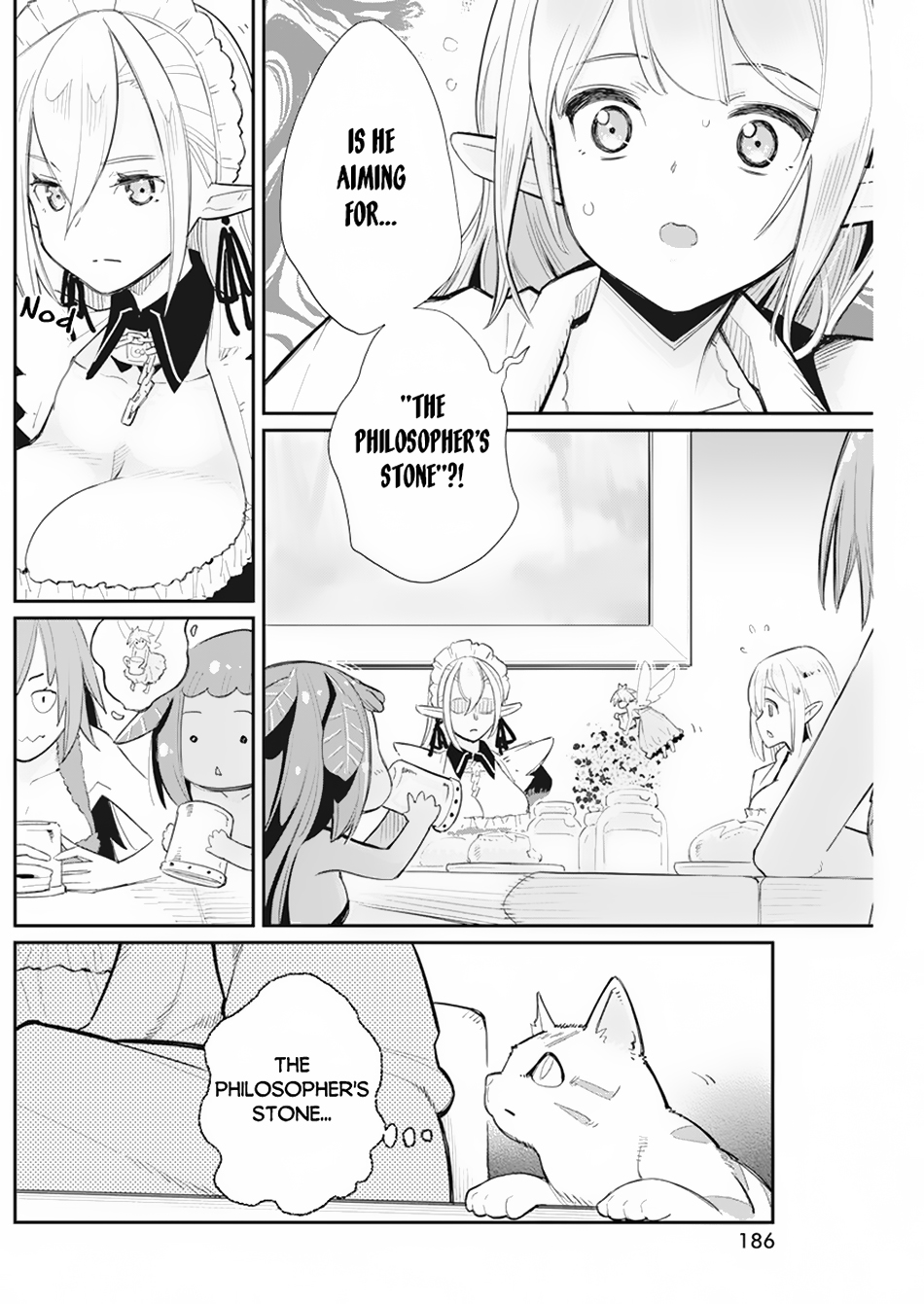 Halaman dari S-Rank Monster no "Behemoth" Dakedo, Neko to Machigawarete Elf Musume no Pet to Shite Kurashitemasu Chapter 53