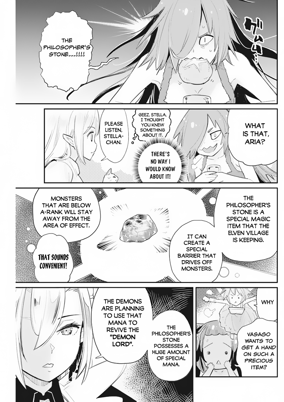 Halaman dari S-Rank Monster no "Behemoth" Dakedo, Neko to Machigawarete Elf Musume no Pet to Shite Kurashitemasu Chapter 53