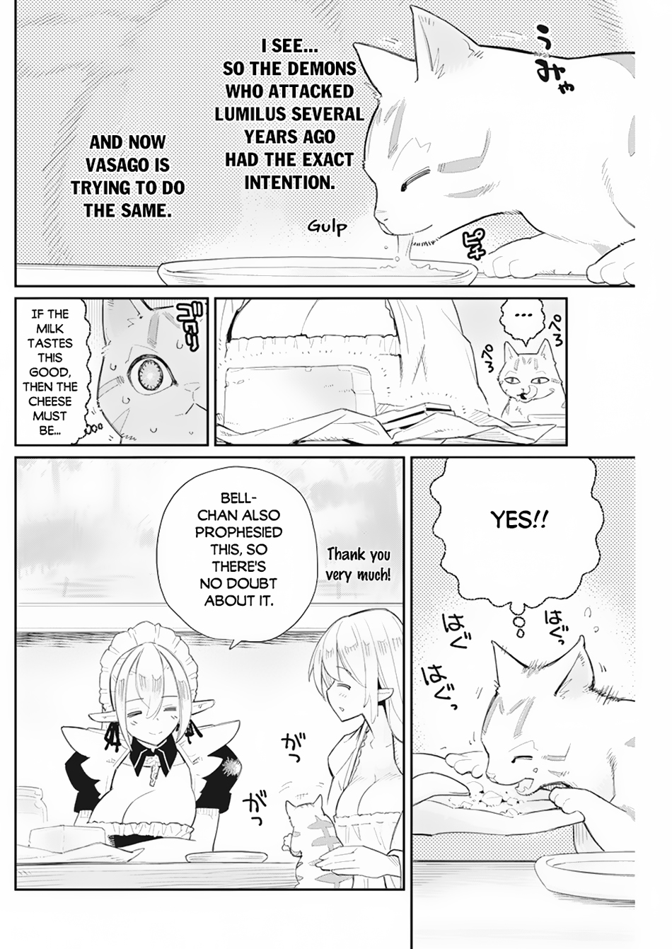 Halaman dari S-Rank Monster no "Behemoth" Dakedo, Neko to Machigawarete Elf Musume no Pet to Shite Kurashitemasu Chapter 53