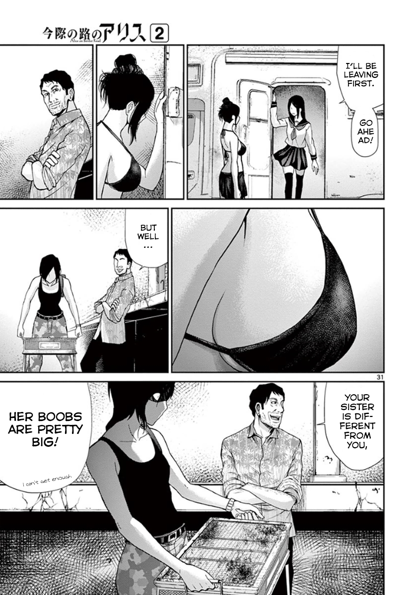 Halaman dari Alice on Border Road Chapter 4