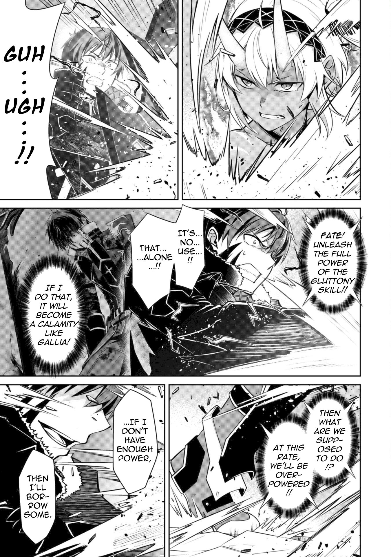 Halaman dari Boushoku no Berserk: Ore dake Level to Iu Gainen o Toppa Suru Chapter 72