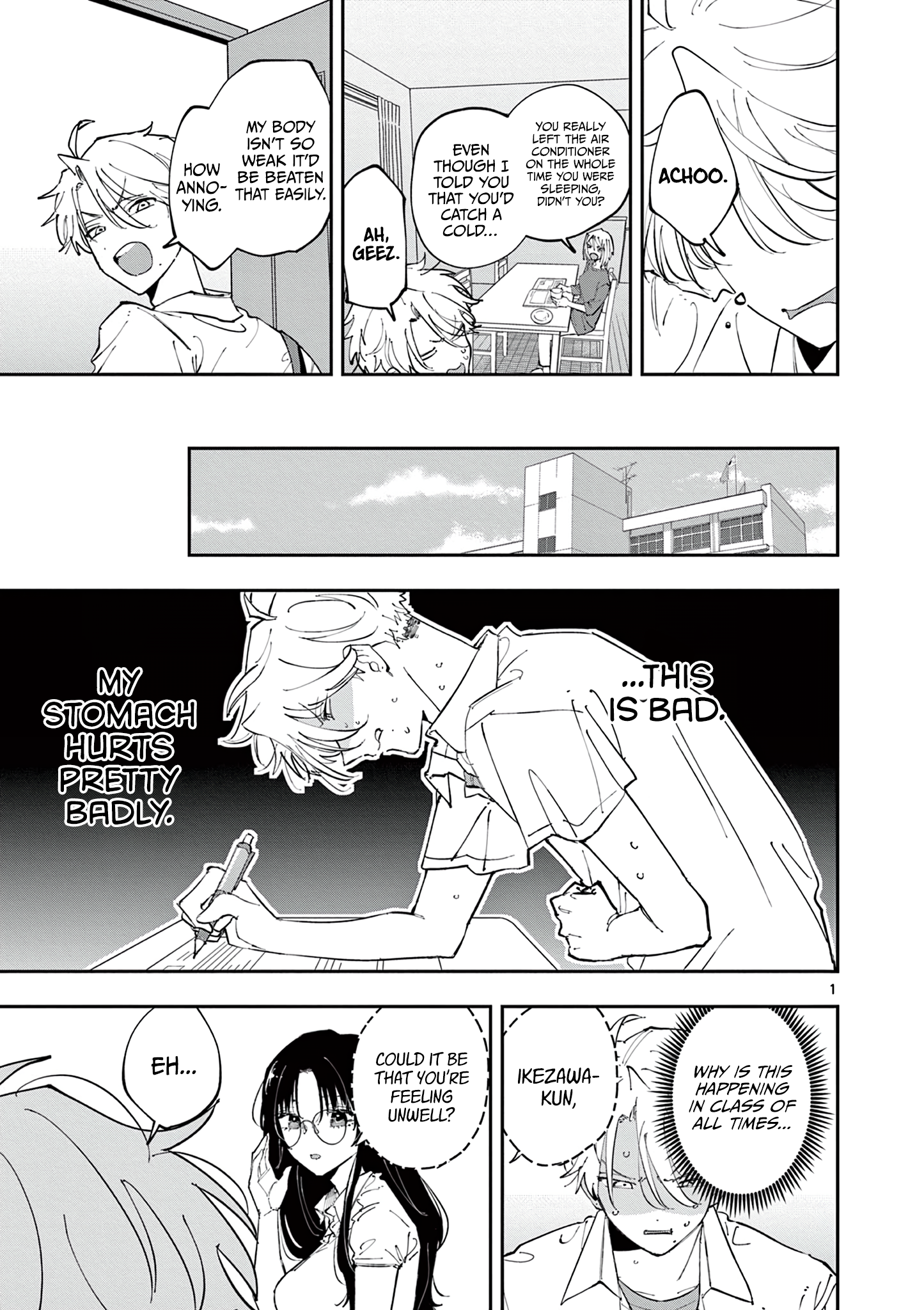 Halaman dari Tonari no Seki no Yatsu ga Souiu Me de Mitekuru Chapter 10
