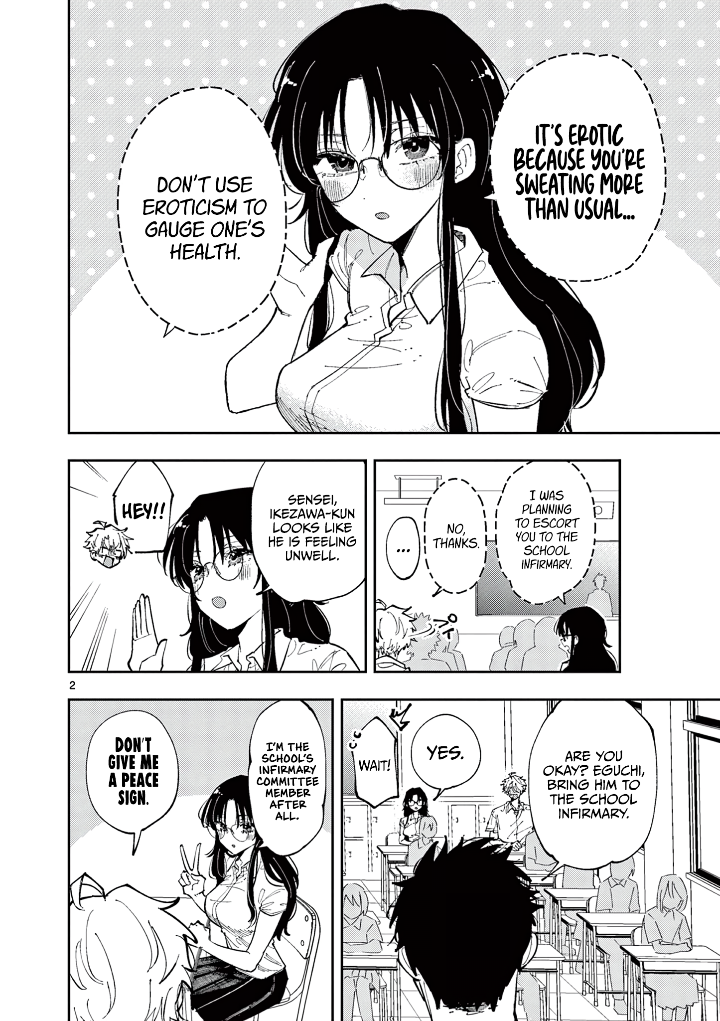 Halaman dari Tonari no Seki no Yatsu ga Souiu Me de Mitekuru Chapter 10