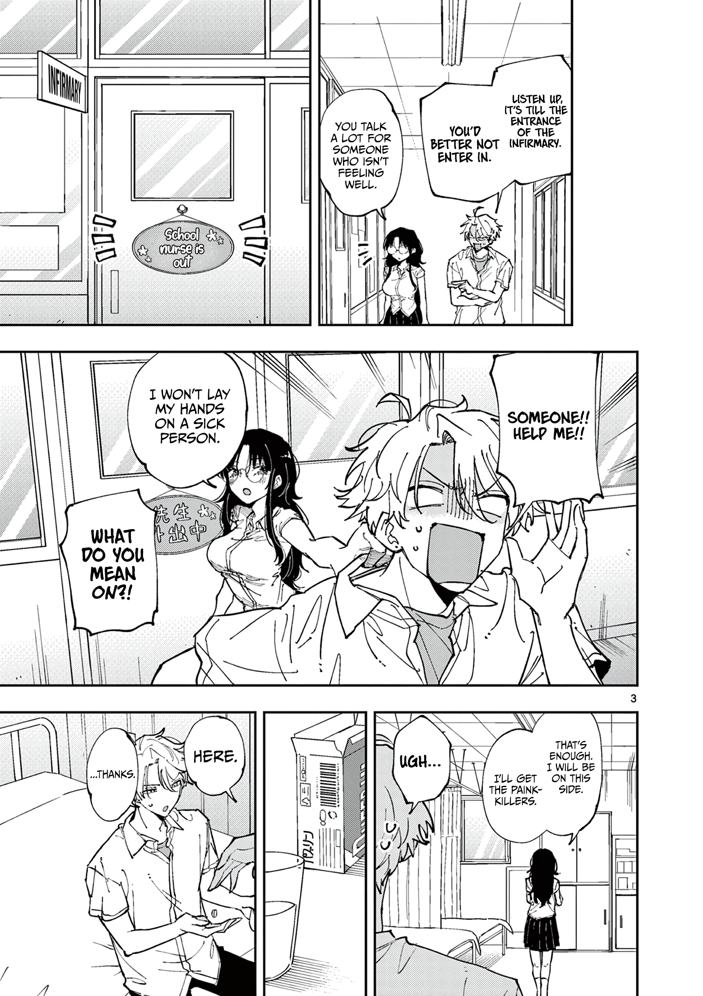 Halaman dari Tonari no Seki no Yatsu ga Souiu Me de Mitekuru Chapter 10