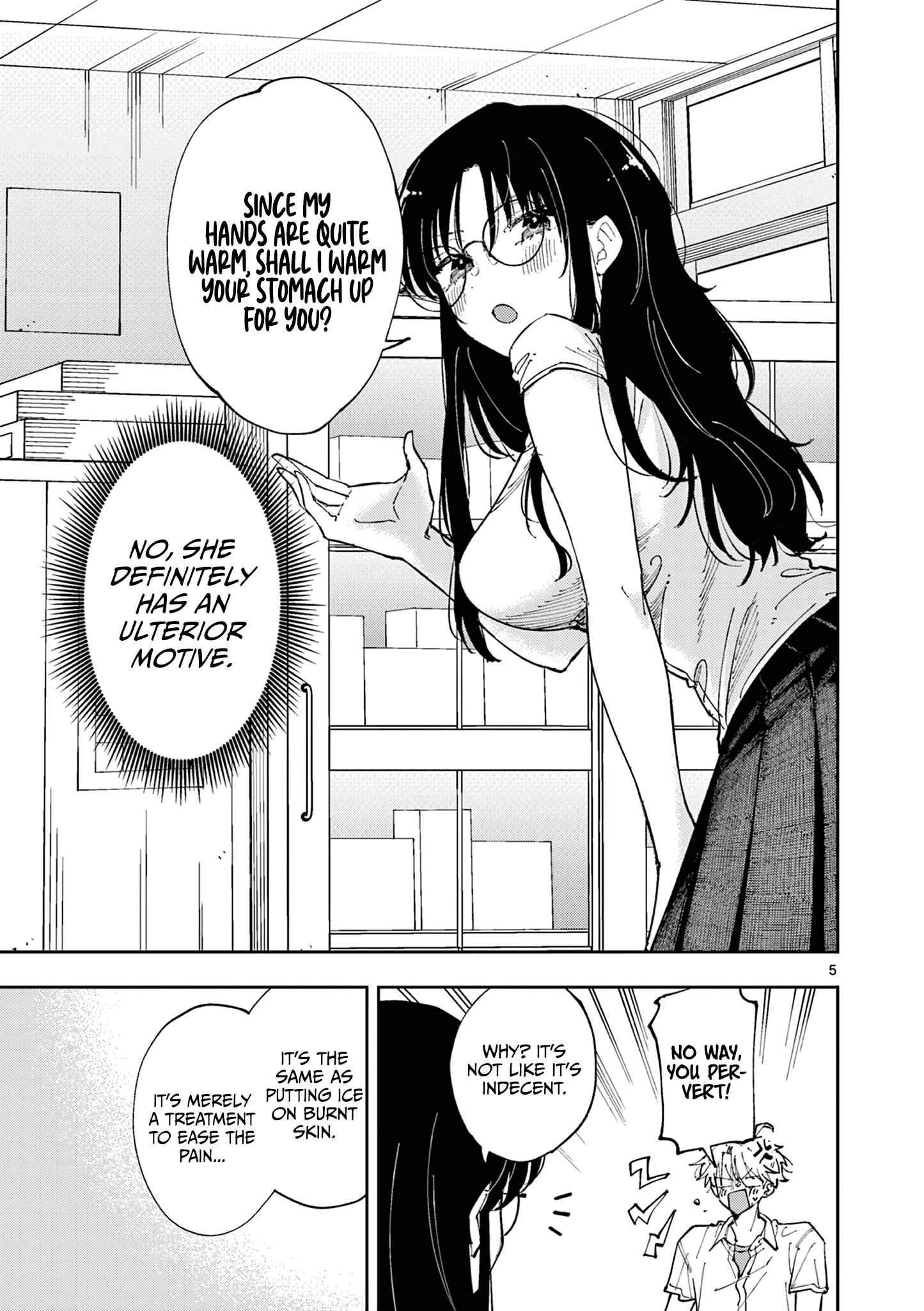 Halaman dari Tonari no Seki no Yatsu ga Souiu Me de Mitekuru Chapter 10