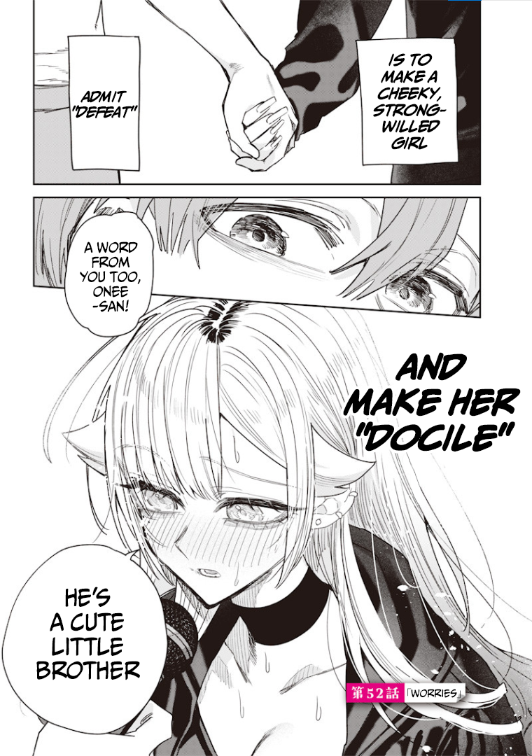 Halaman dari Namaiki na Gal Ane wo Wakaraseru Hanashi Chapter 52